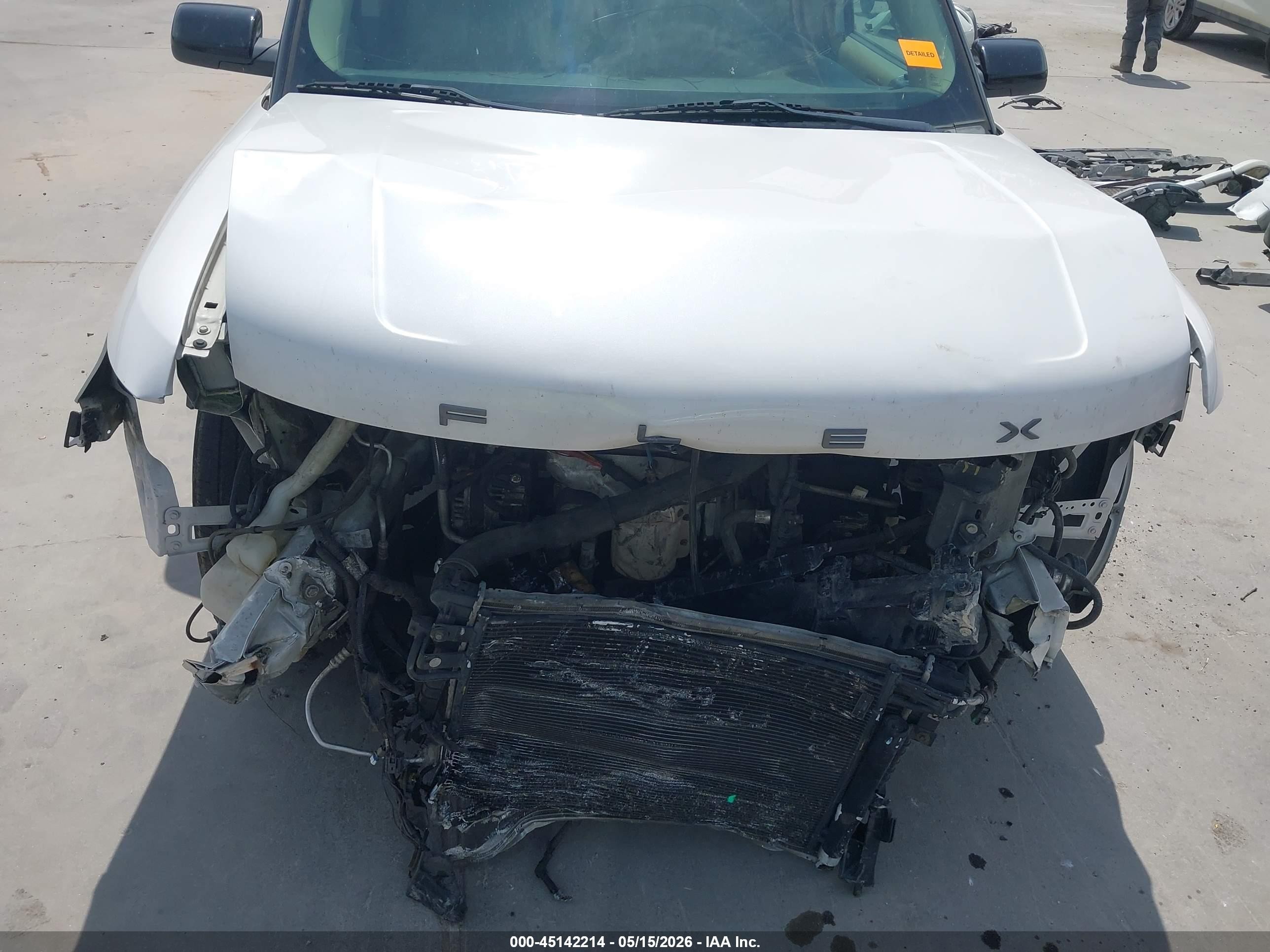 2013 Ford Flex Sel White vin: 2FMGK5C83DBD01174