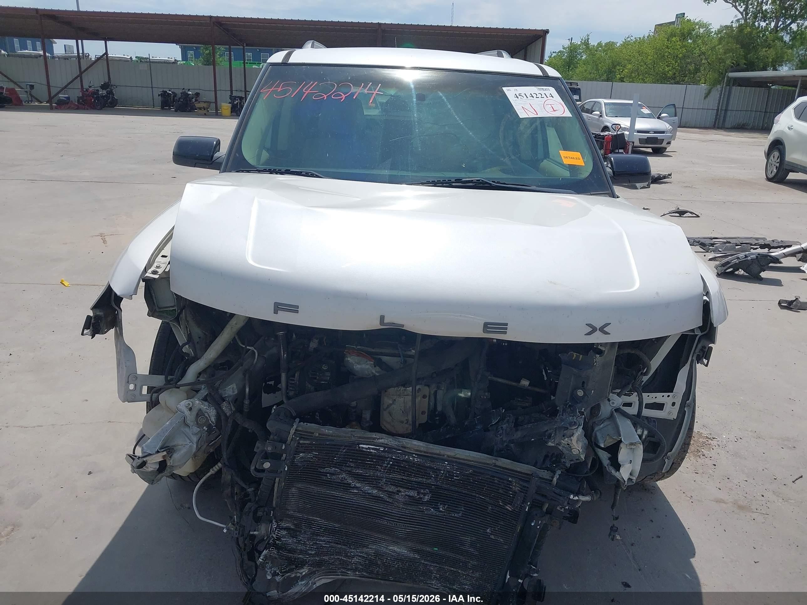 2013 Ford Flex Sel White vin: 2FMGK5C83DBD01174