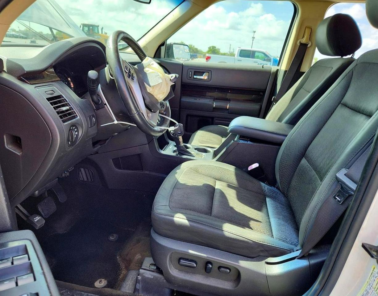 2013 Ford Flex Sel White vin: 2FMGK5C83DBD10604