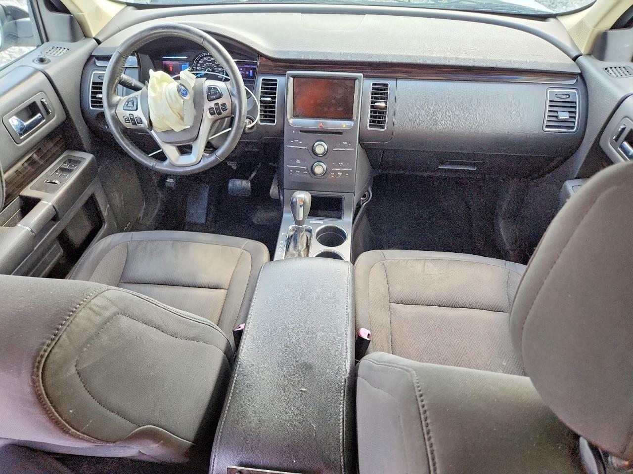 2013 Ford Flex Sel White vin: 2FMGK5C83DBD10604