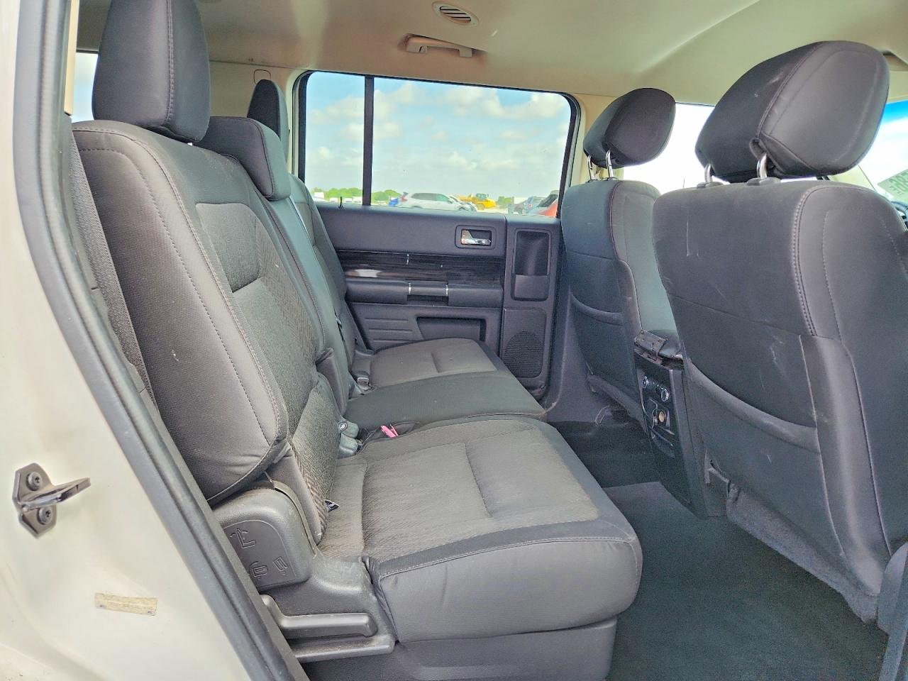 2013 Ford Flex Sel White vin: 2FMGK5C83DBD10604