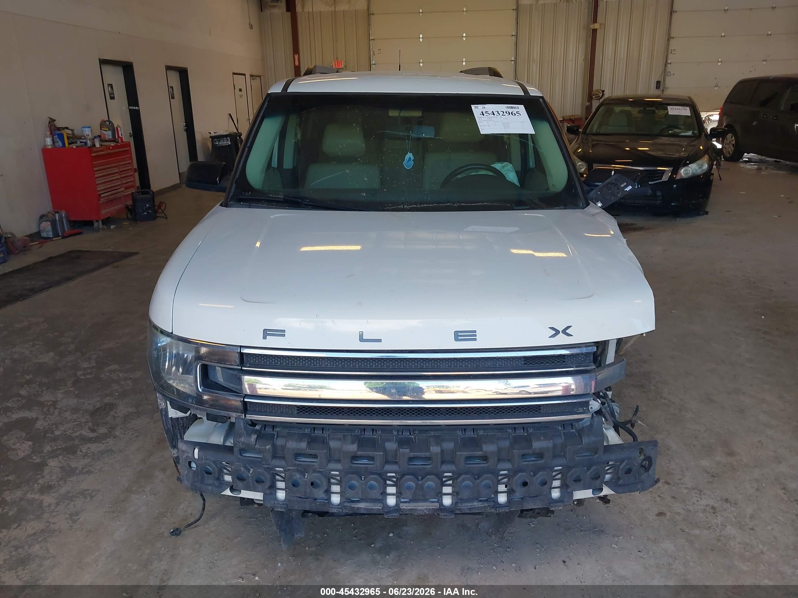 2013 Ford Flex Sel White vin: 2FMGK5C83DBD13650