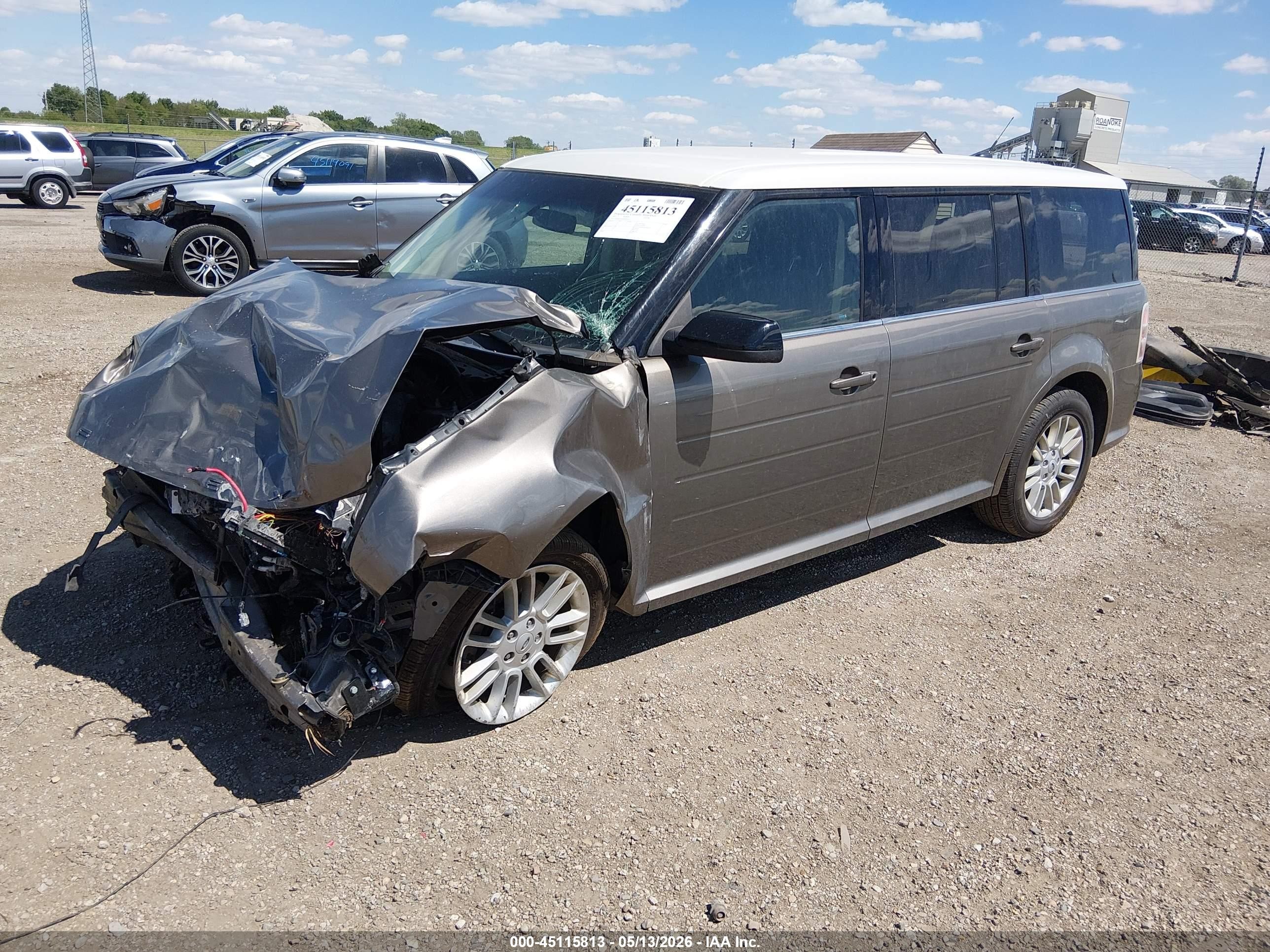 2013 Ford Flex Sel Gray vin: 2FMGK5C83DBD16127