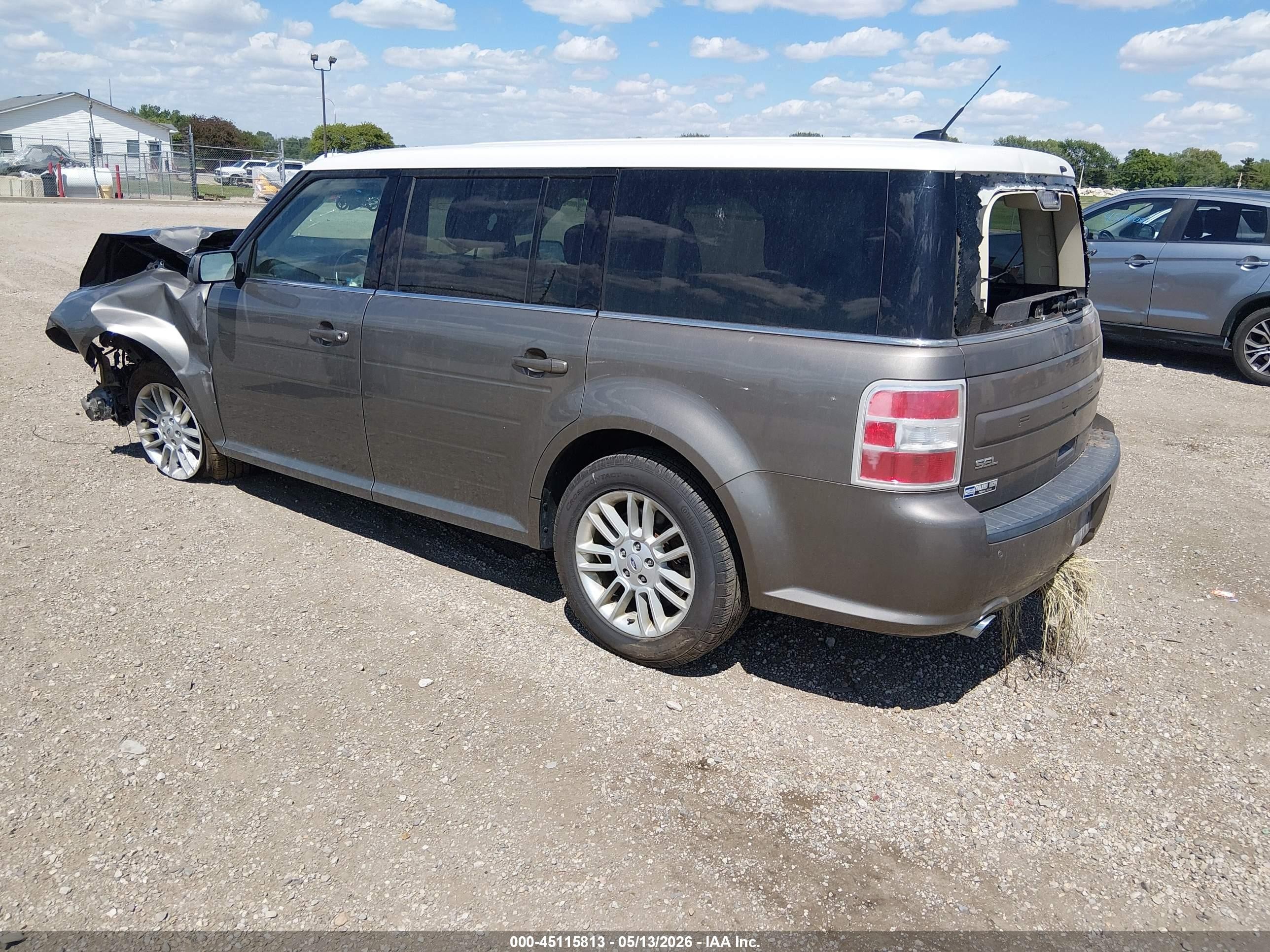2013 Ford Flex Sel Gray vin: 2FMGK5C83DBD16127