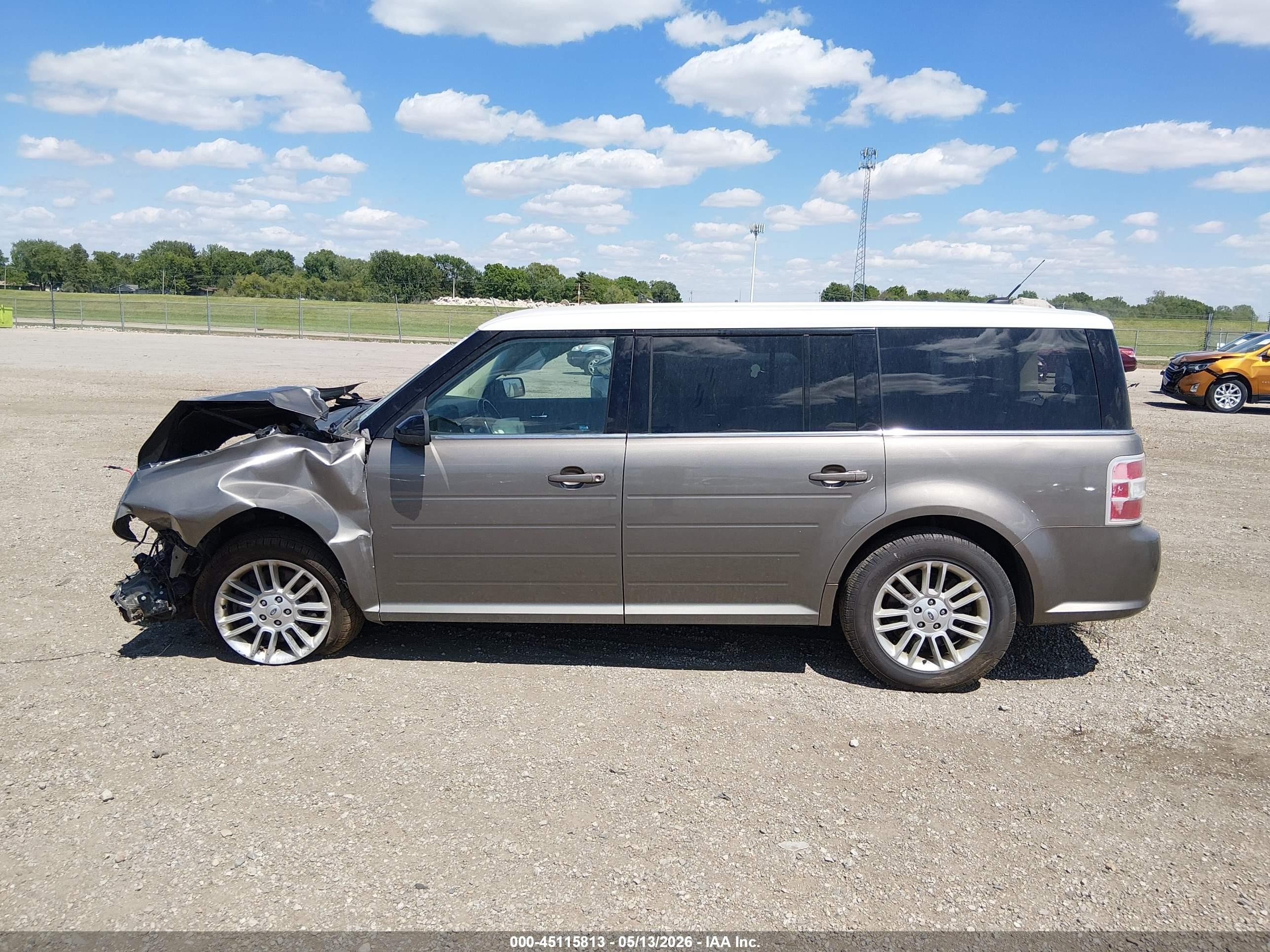 2013 Ford Flex Sel Gray vin: 2FMGK5C83DBD16127