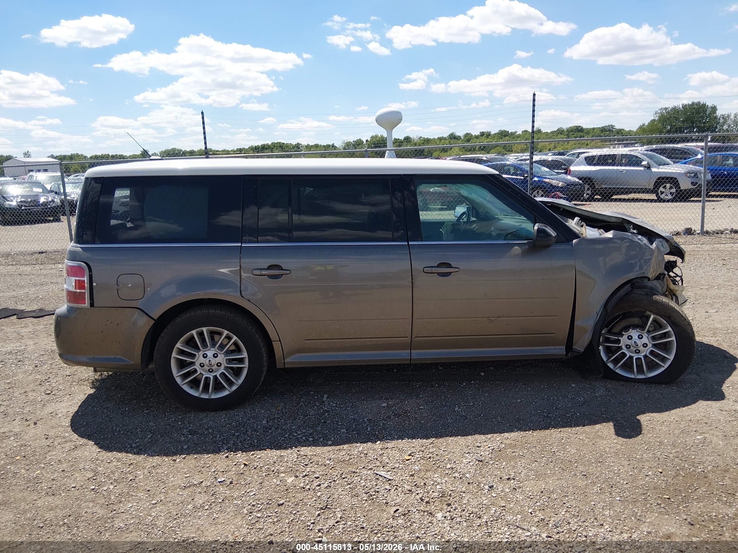 2013 Ford Flex Sel Gray vin: 2FMGK5C83DBD16127