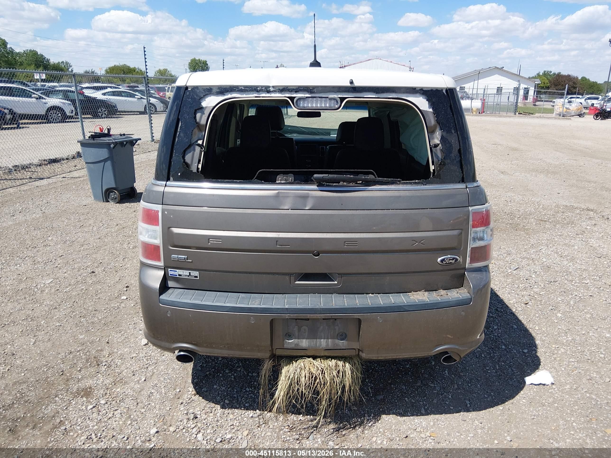 2013 Ford Flex Sel Gray vin: 2FMGK5C83DBD16127