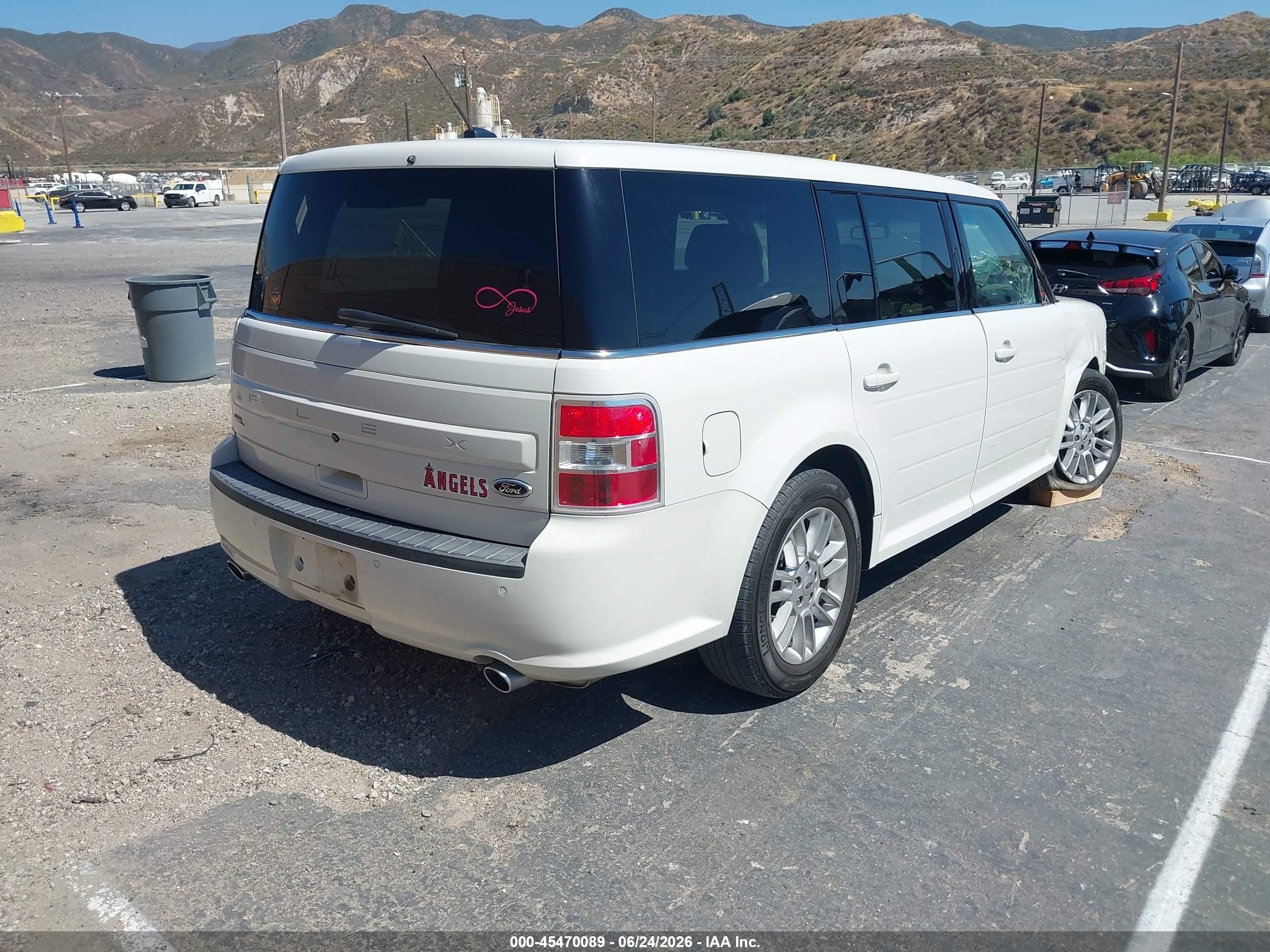 2014 Ford Flex Sel Белый vin: 2FMGK5C83EBD01807