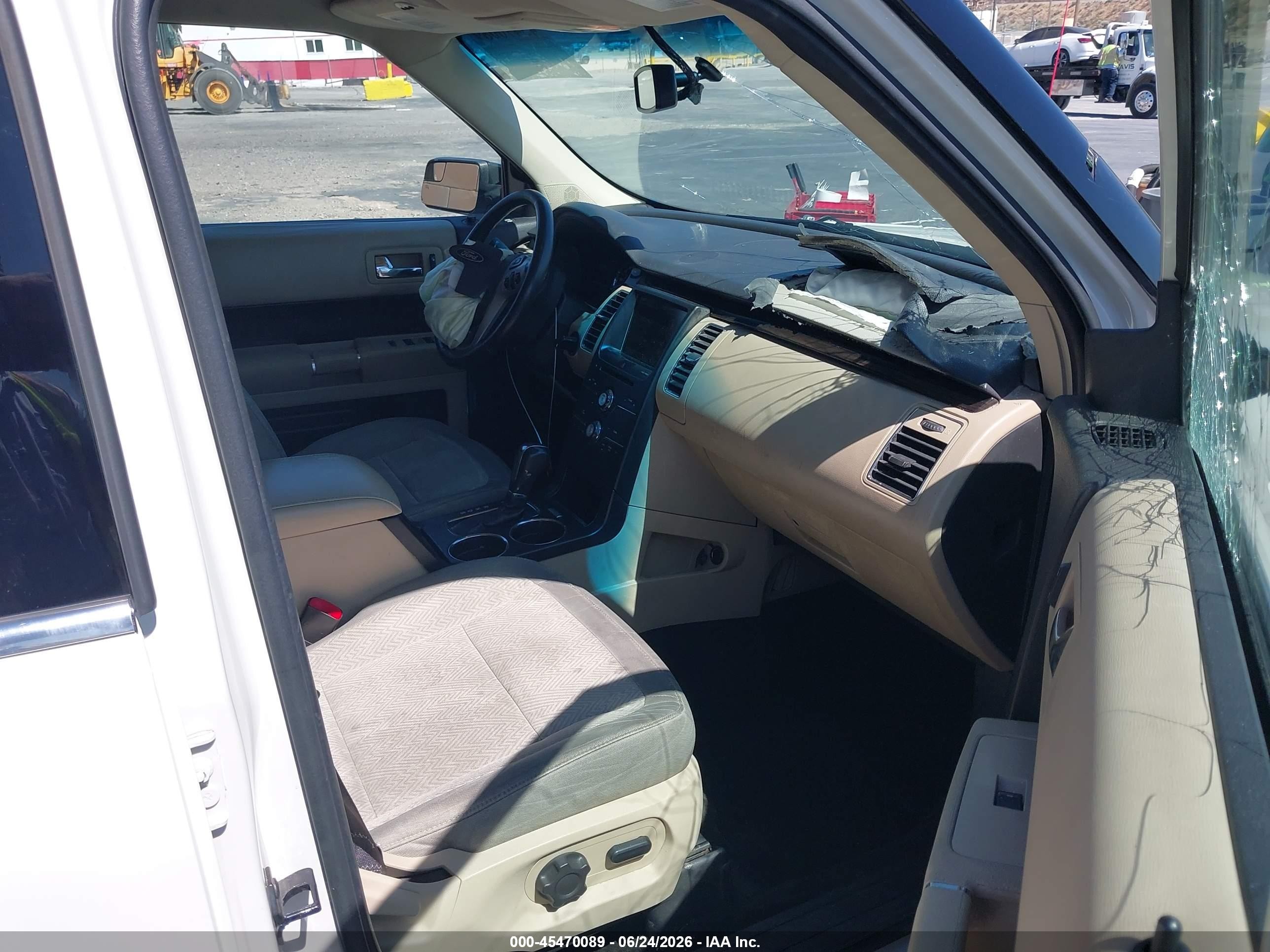 2014 Ford Flex Sel Белый vin: 2FMGK5C83EBD01807