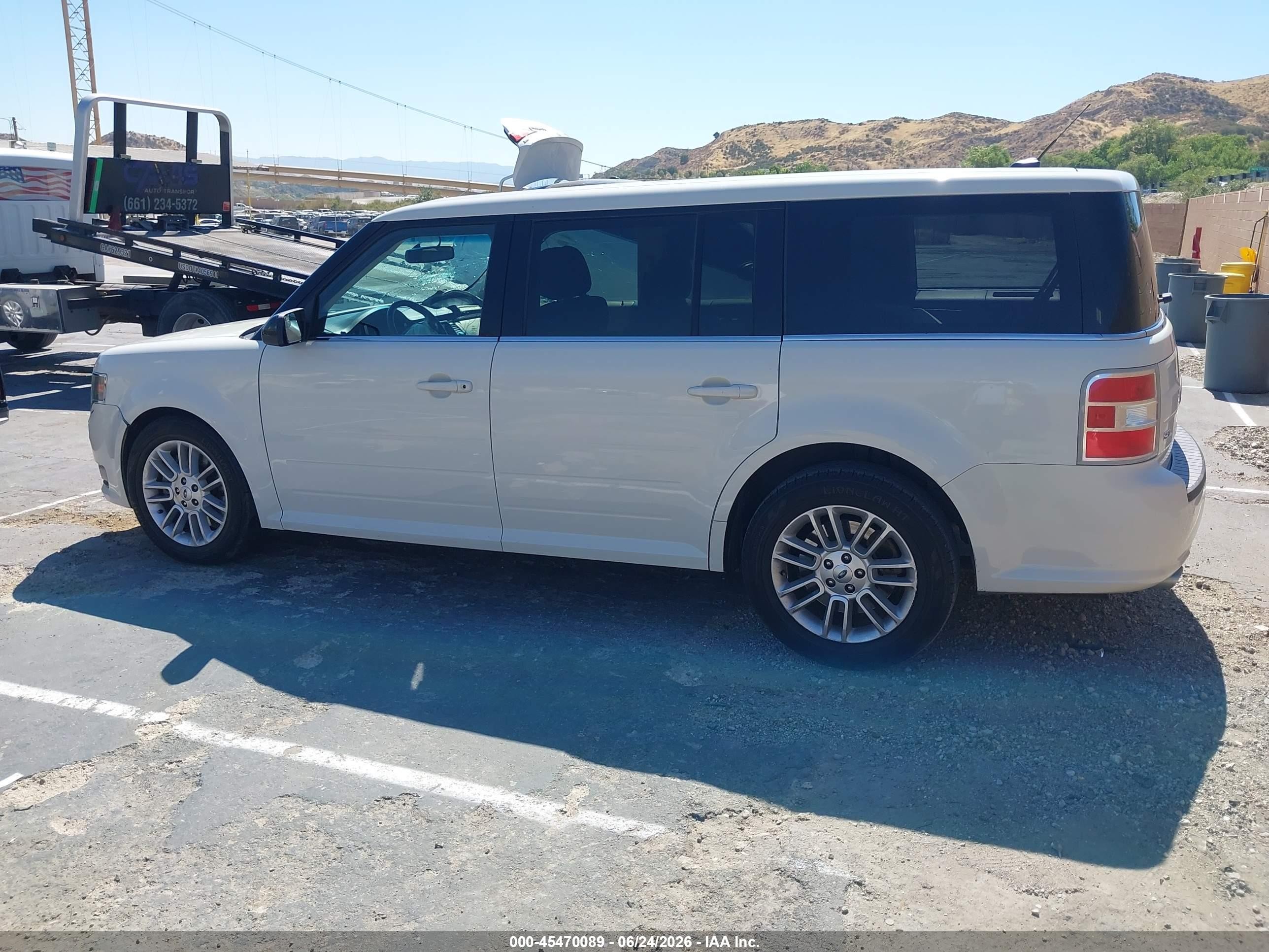 2014 Ford Flex Sel Белый vin: 2FMGK5C83EBD01807