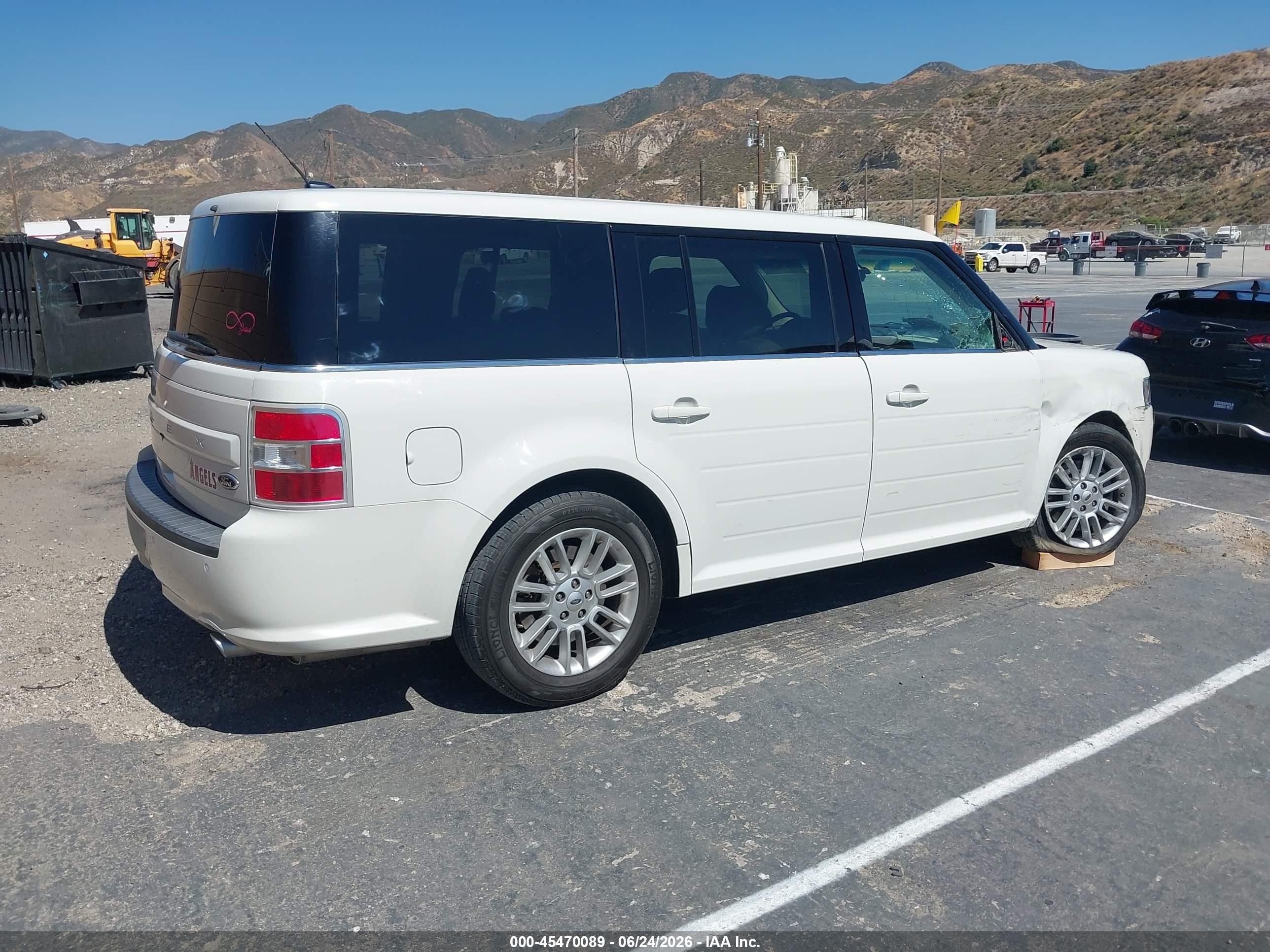 2014 Ford Flex Sel Белый vin: 2FMGK5C83EBD01807