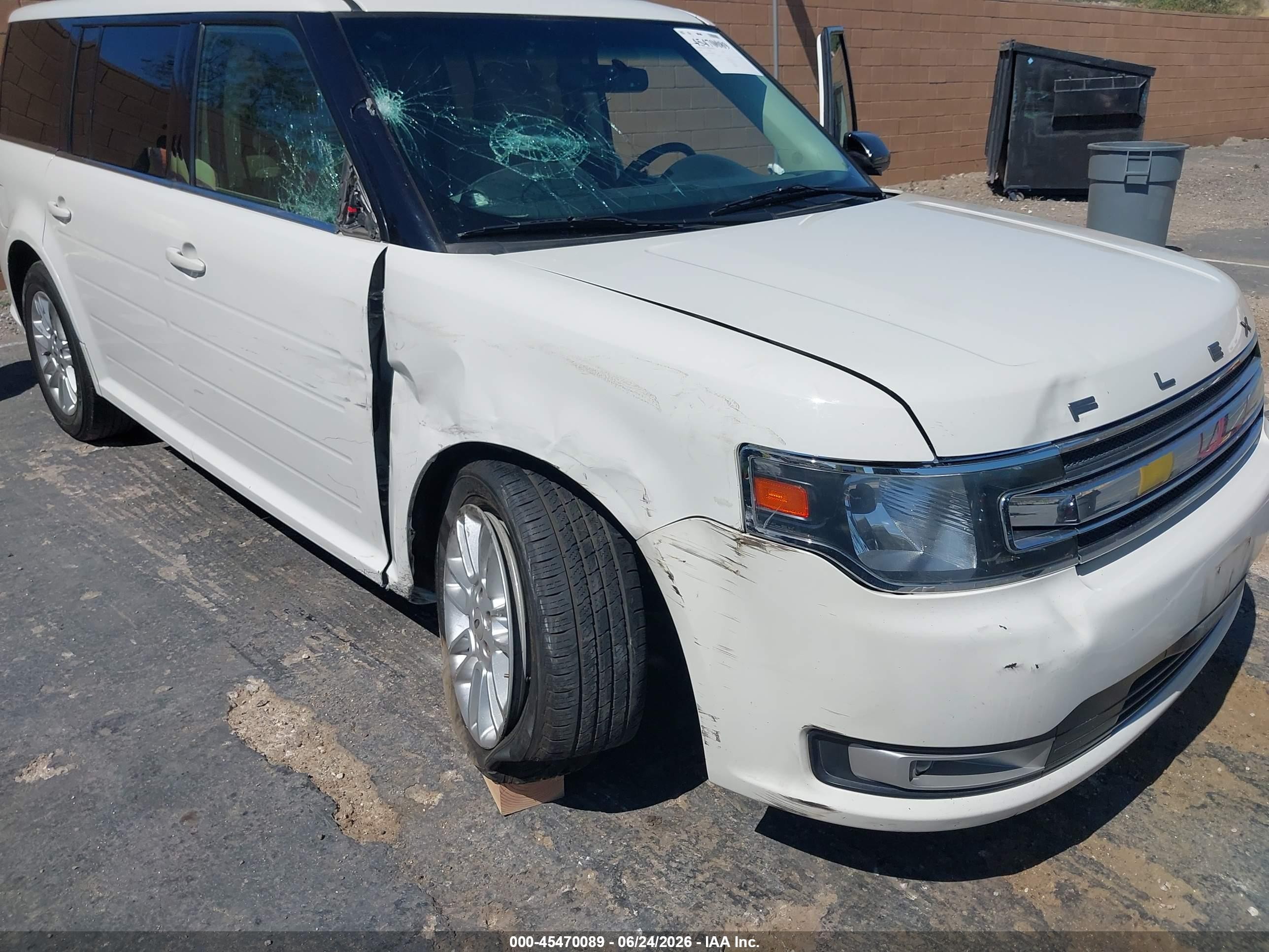 2014 Ford Flex Sel Белый vin: 2FMGK5C83EBD01807