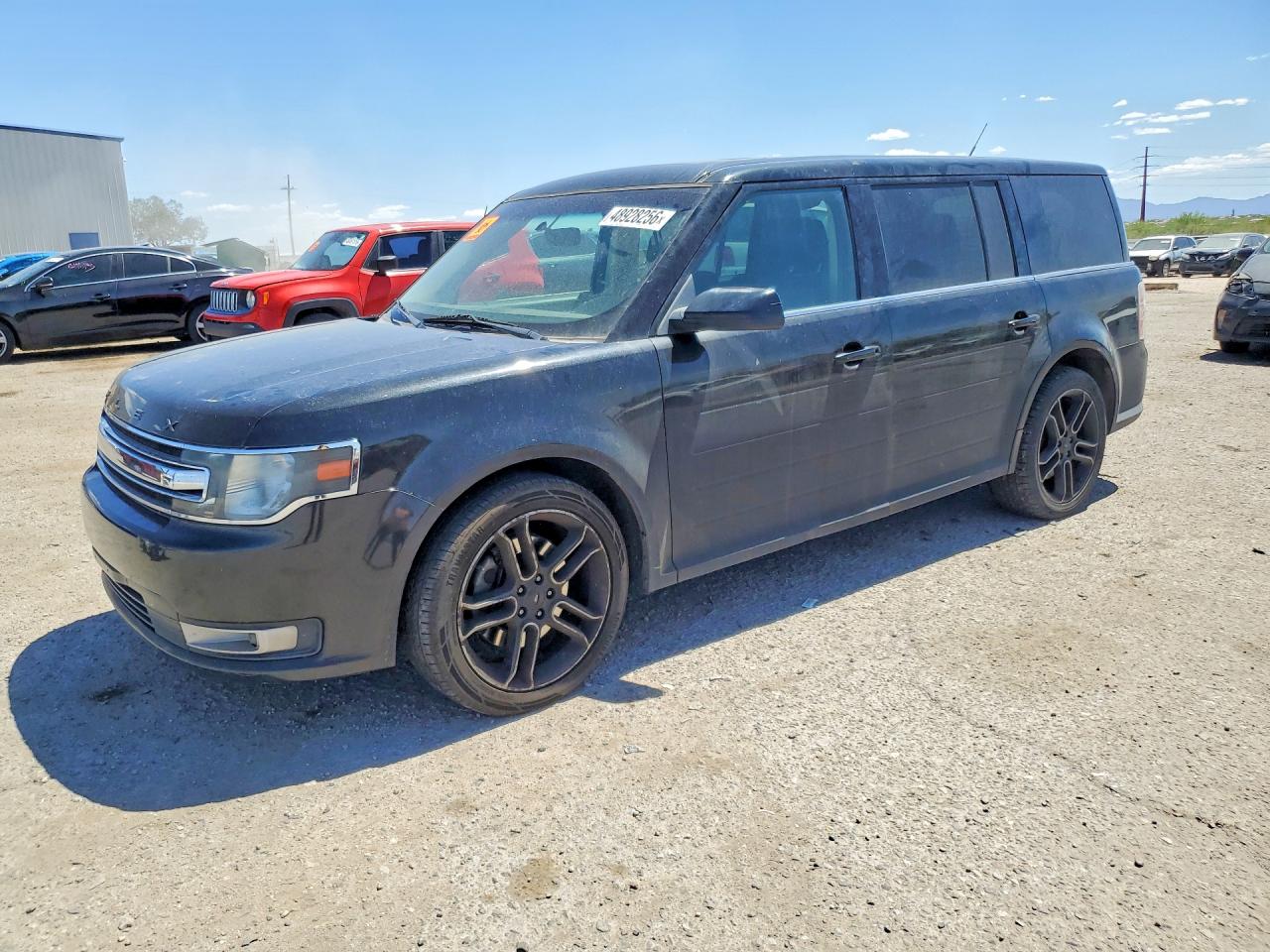 2014 Ford Flex Sel Black vin: 2FMGK5C83EBD04058