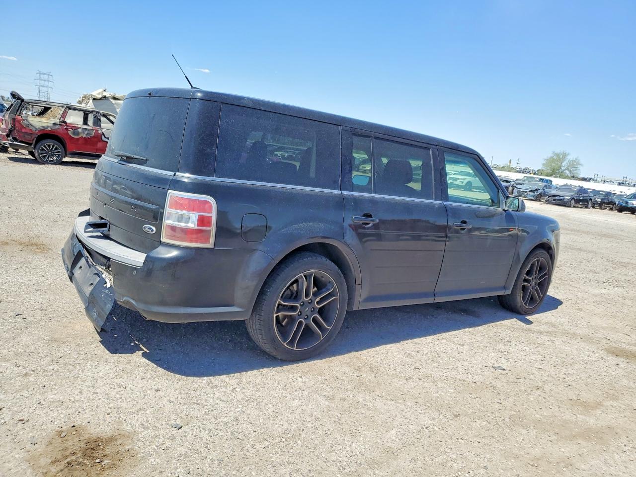2014 Ford Flex Sel Black vin: 2FMGK5C83EBD04058