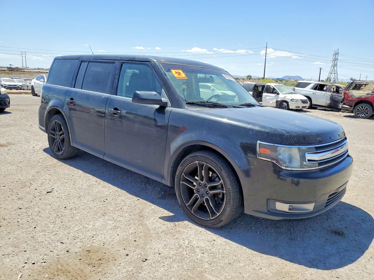 2014 Ford Flex Sel Black vin: 2FMGK5C83EBD04058