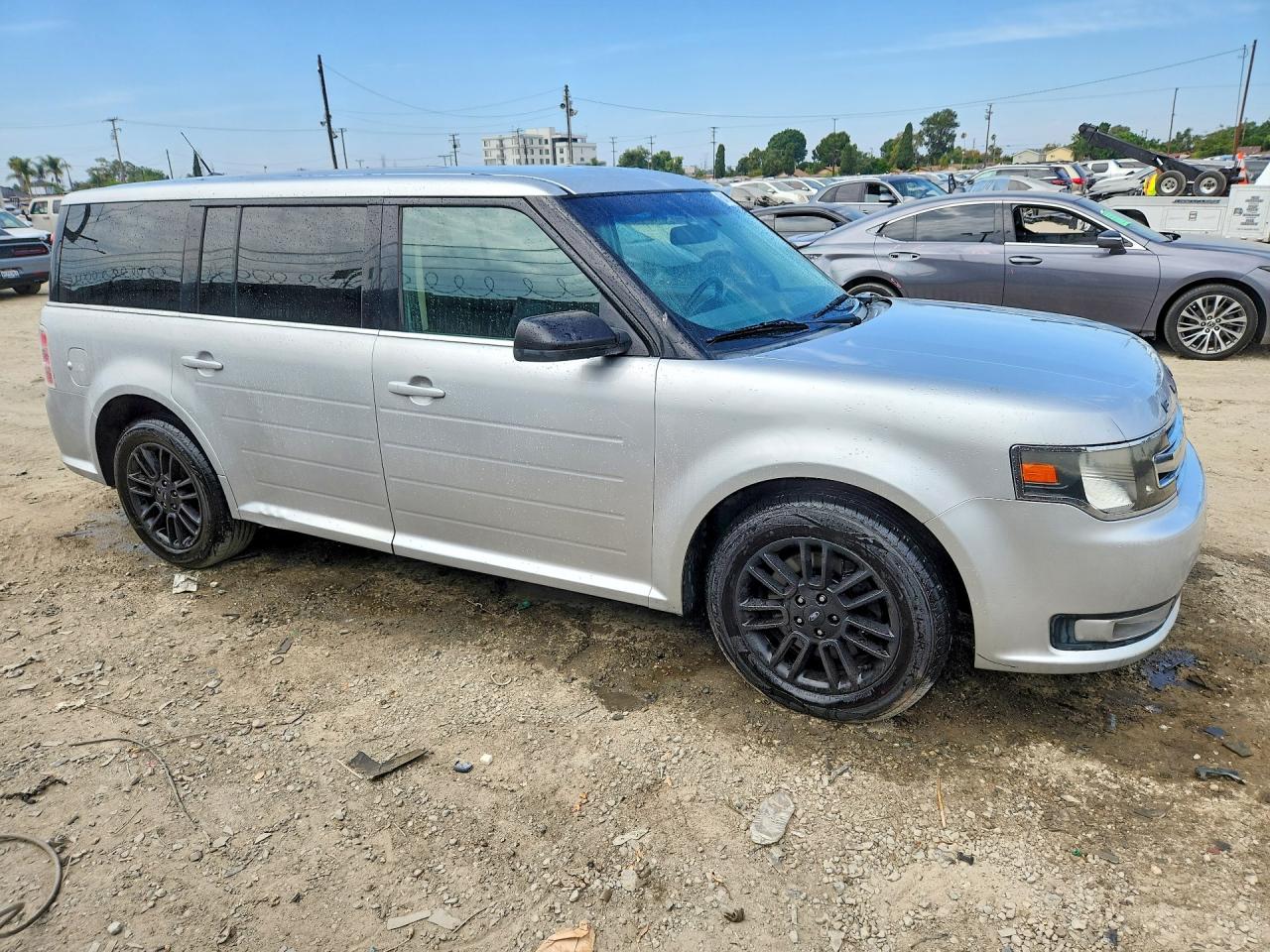 2014 Ford Flex Sel Silver vin: 2FMGK5C83EBD09938