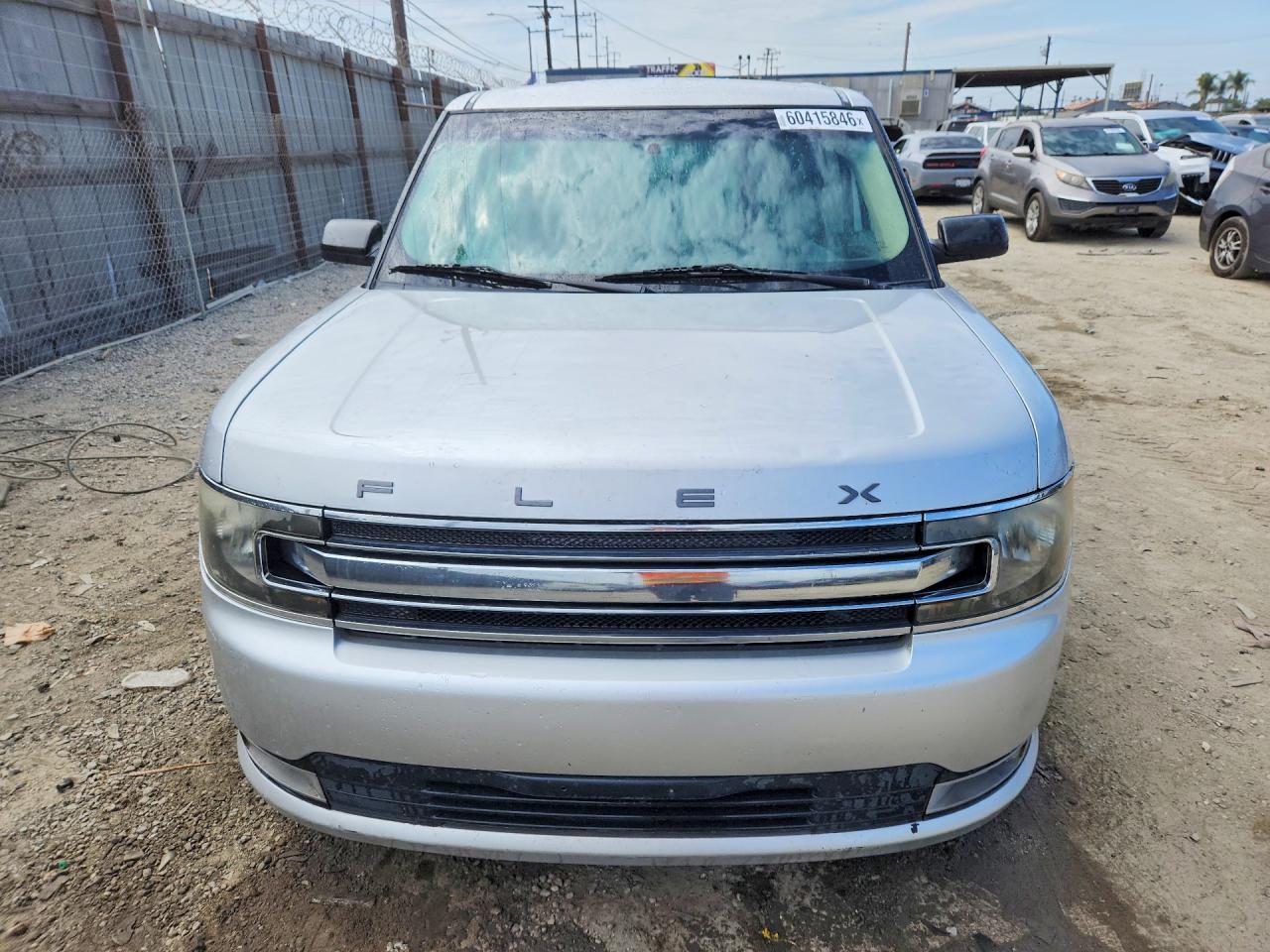 2014 Ford Flex Sel Silver vin: 2FMGK5C83EBD09938