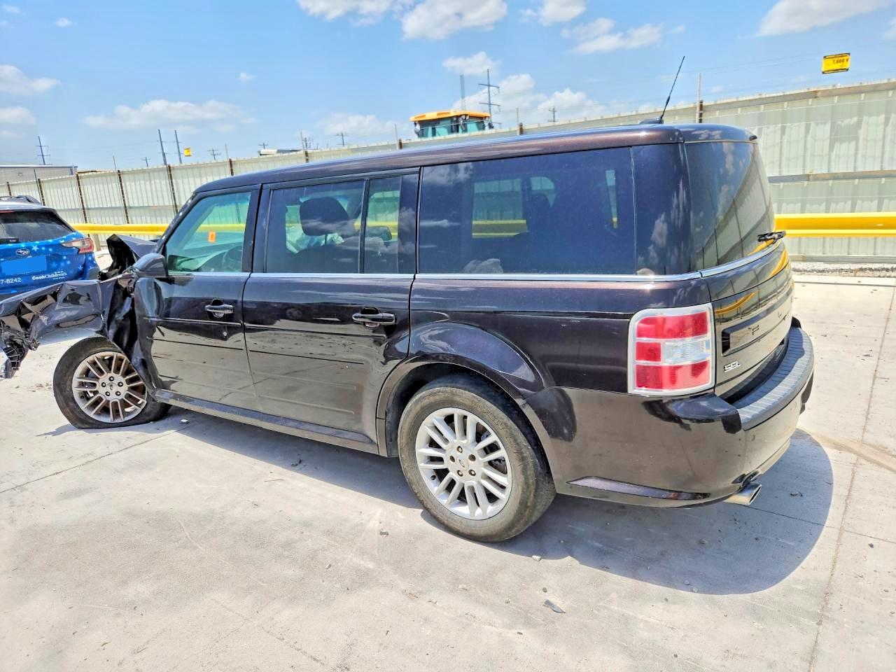 2014 Ford Flex Sel Brown vin: 2FMGK5C83EBD26352