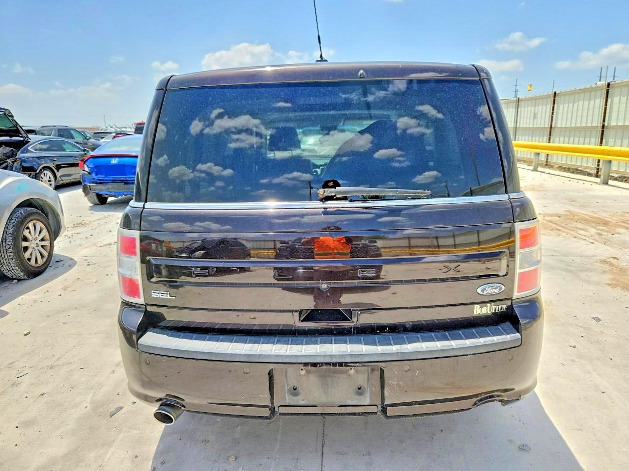 2014 Ford Flex Sel Brown vin: 2FMGK5C83EBD26352