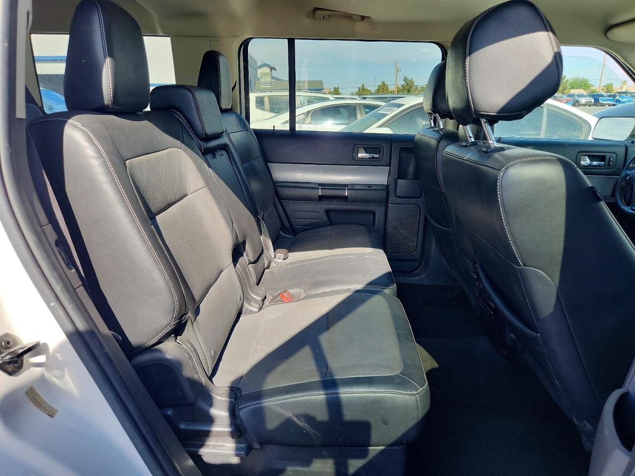 2015 Ford Flex Sel White vin: 2FMGK5C83FBA19782