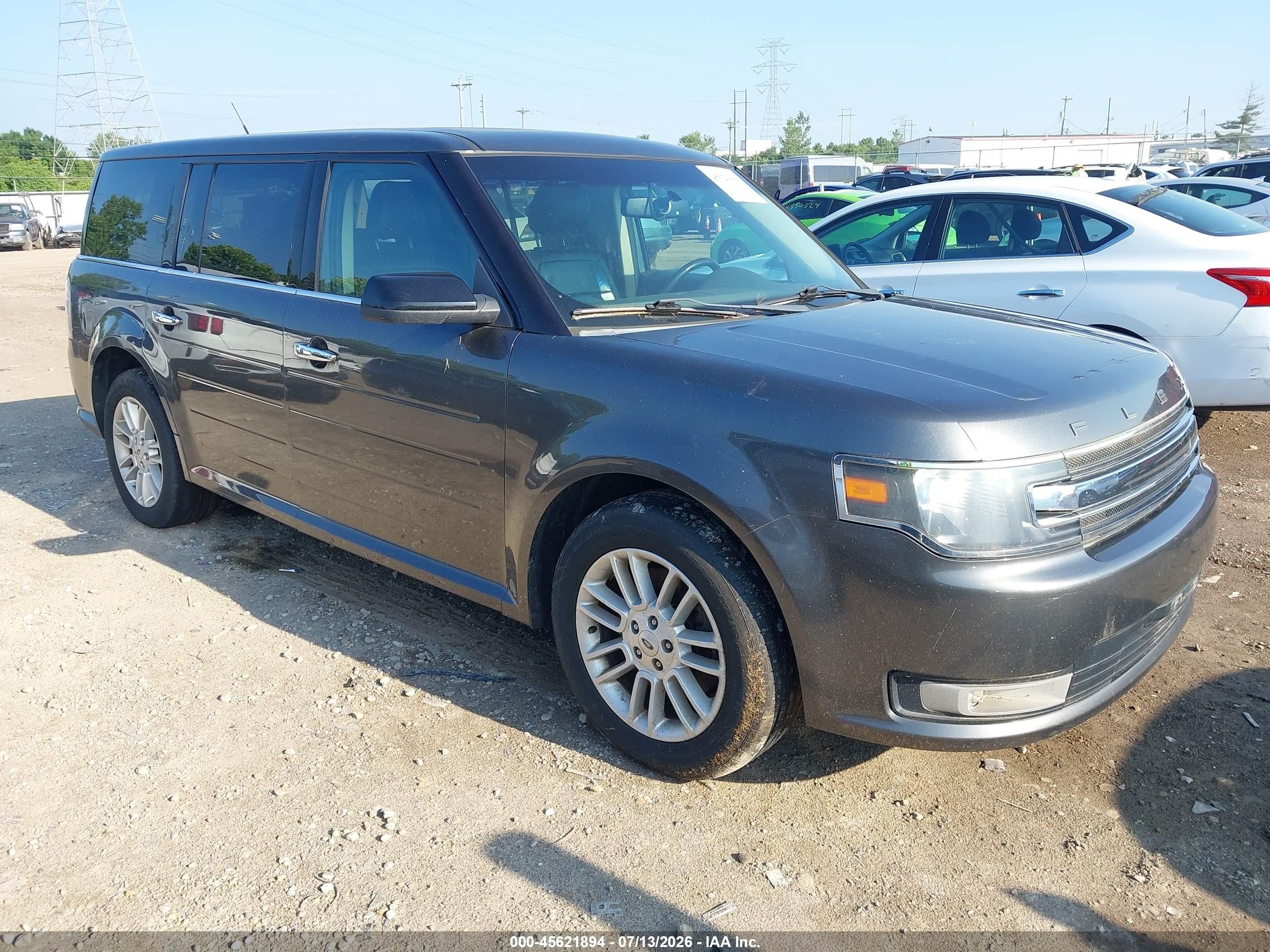 2015 Ford Flex Sel Серый vin: 2FMGK5C83FBA22682
