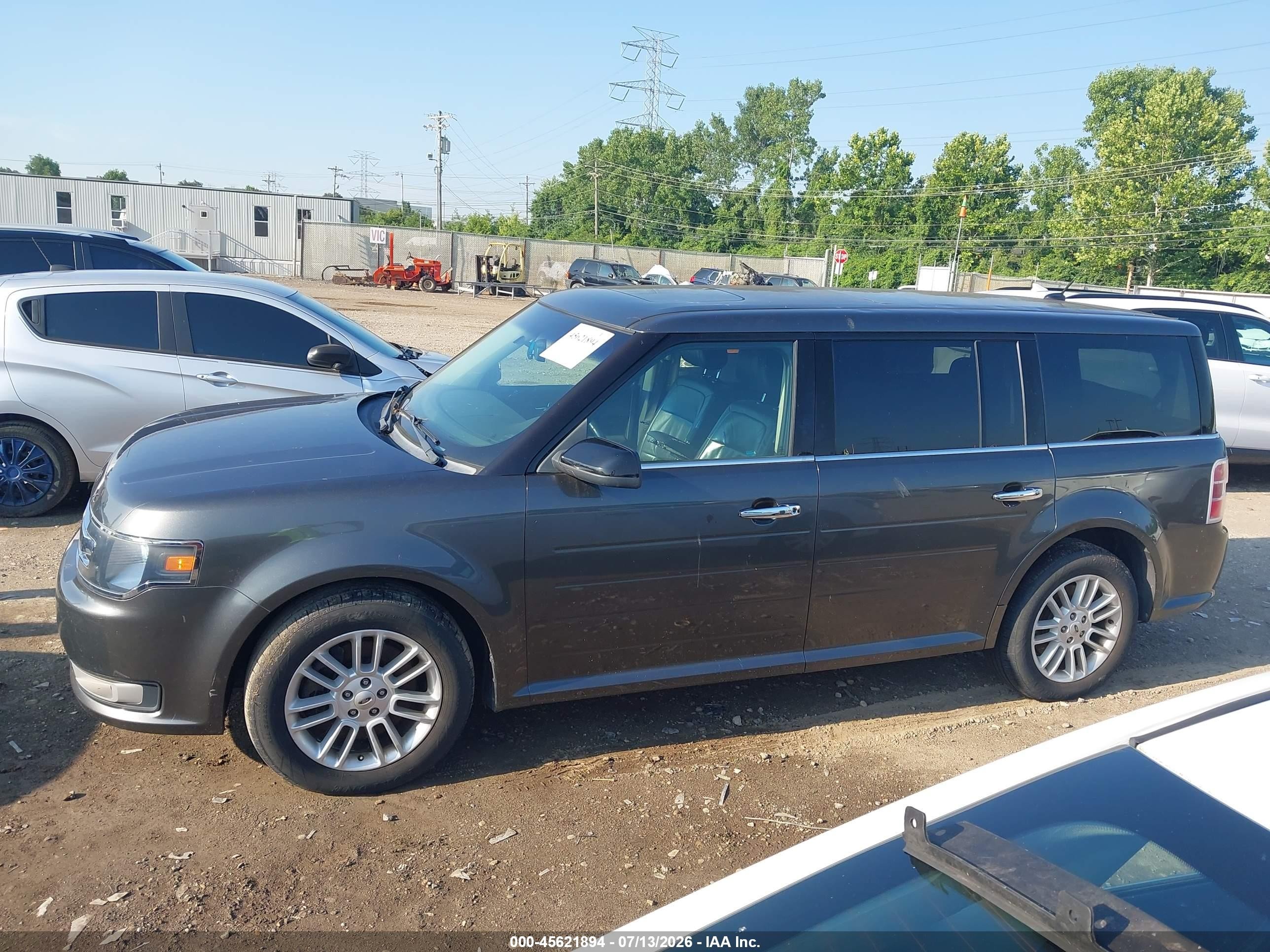 2015 Ford Flex Sel Серый vin: 2FMGK5C83FBA22682