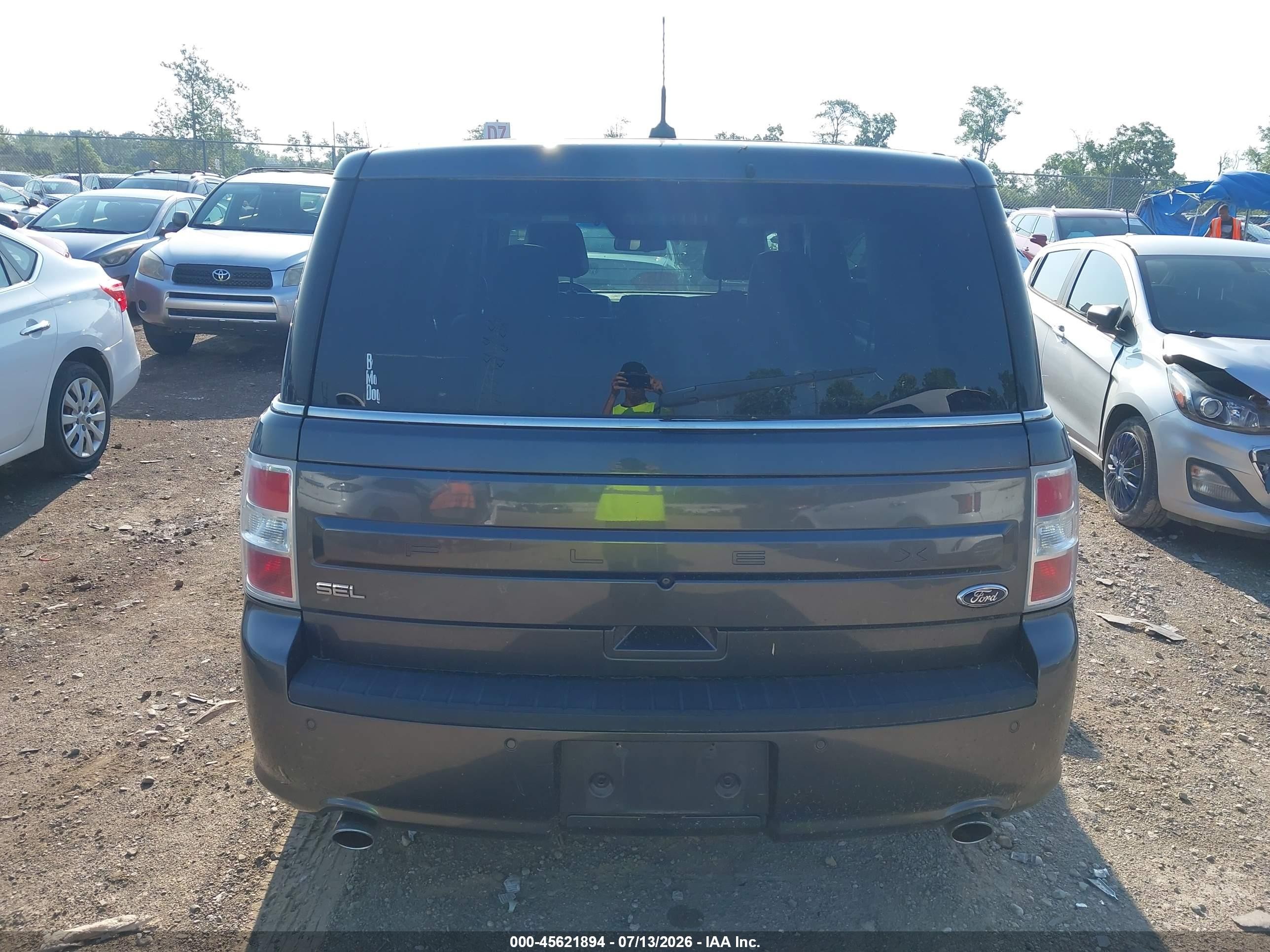 2015 Ford Flex Sel Серый vin: 2FMGK5C83FBA22682