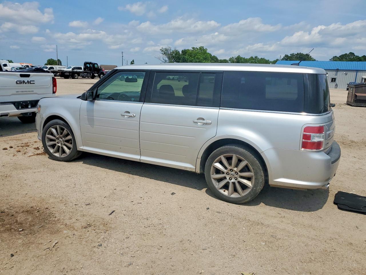 2013 Ford Flex Silver vin: 2FMGK5C84DBD25970