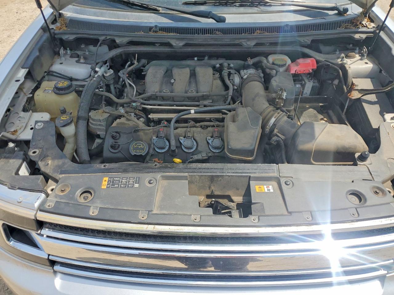 2013 Ford Flex Silver vin: 2FMGK5C84DBD25970