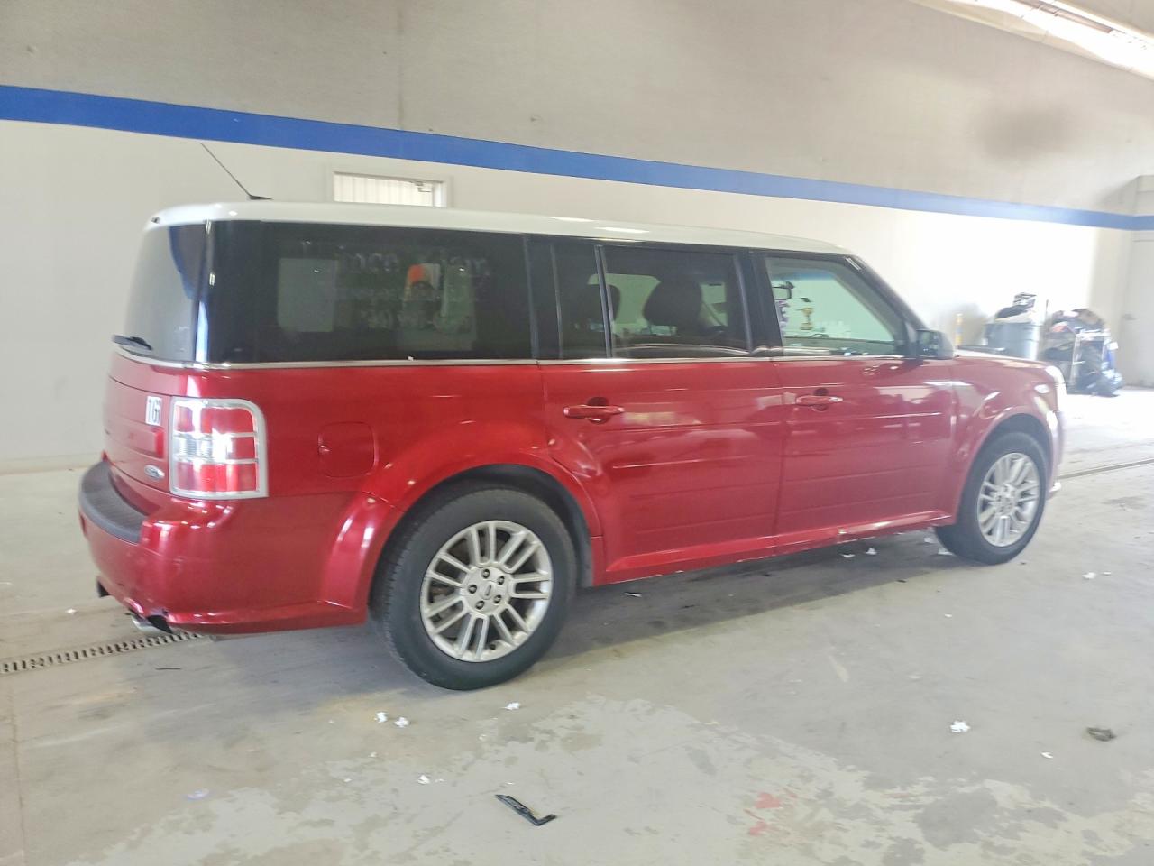 2013 Ford Flex Sel Red vin: 2FMGK5C84DBD35639