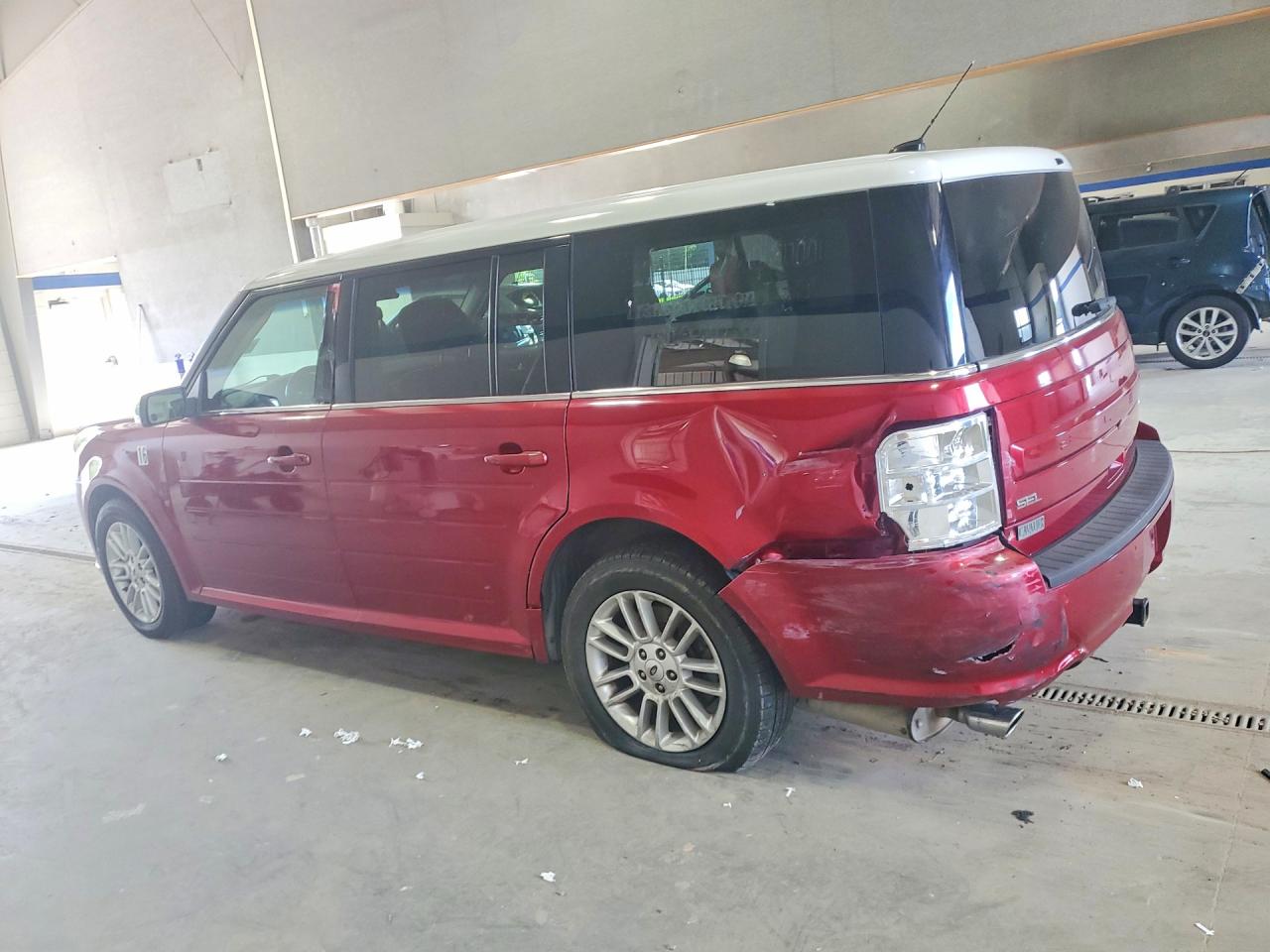 2013 Ford Flex Sel Red vin: 2FMGK5C84DBD35639