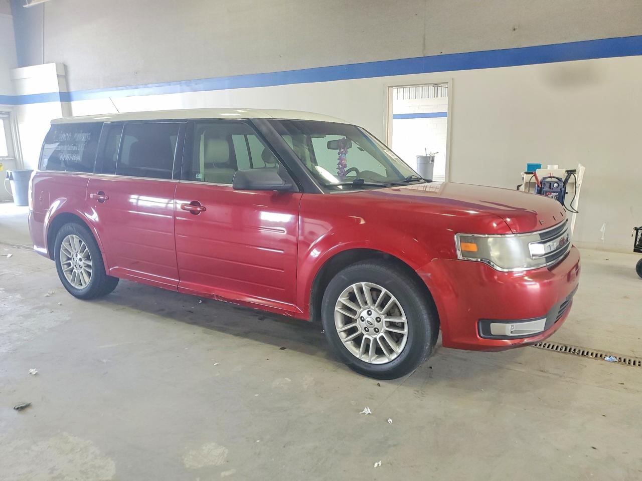2013 Ford Flex Sel Red vin: 2FMGK5C84DBD35639