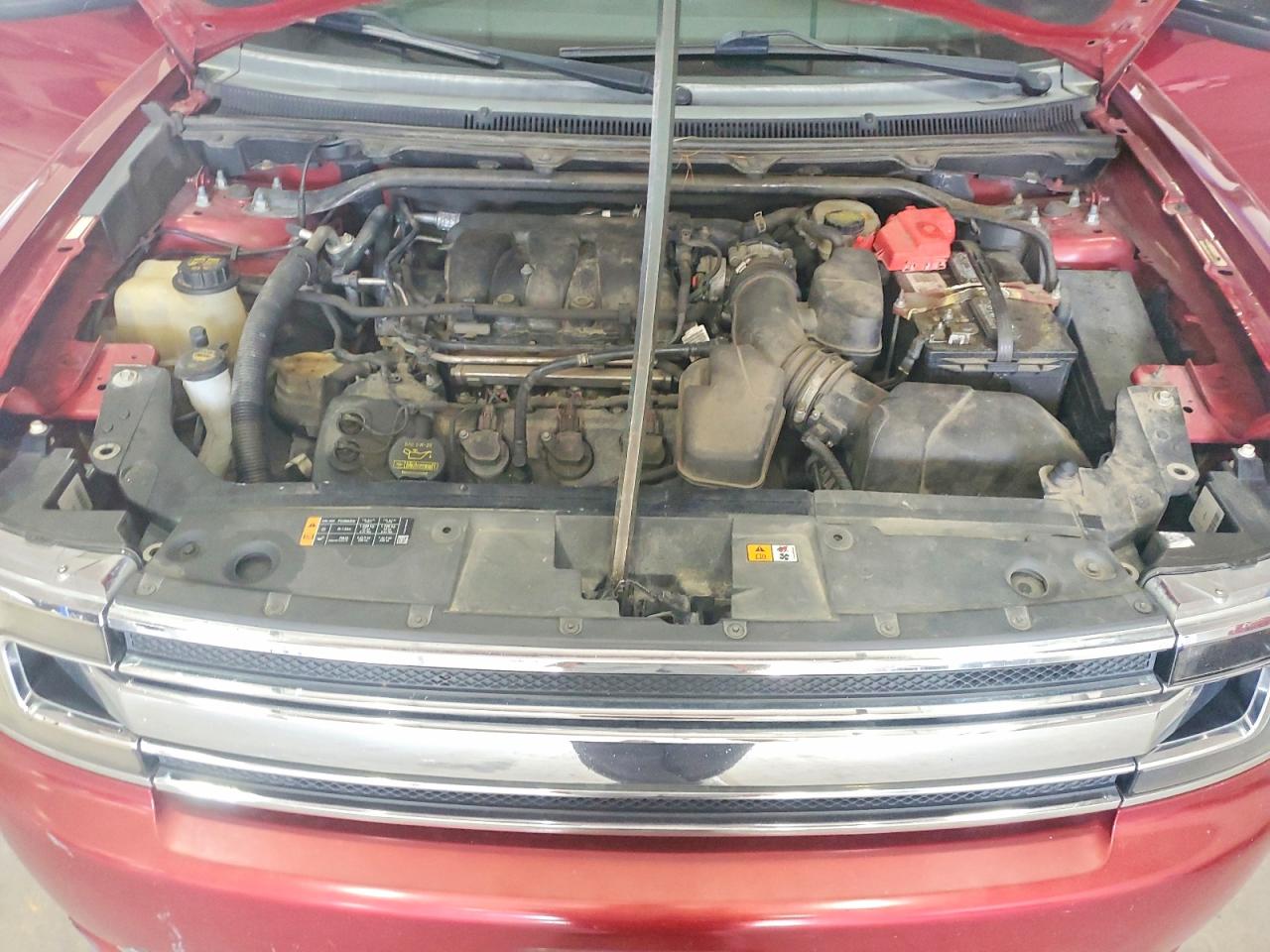 2013 Ford Flex Sel Red vin: 2FMGK5C84DBD35639
