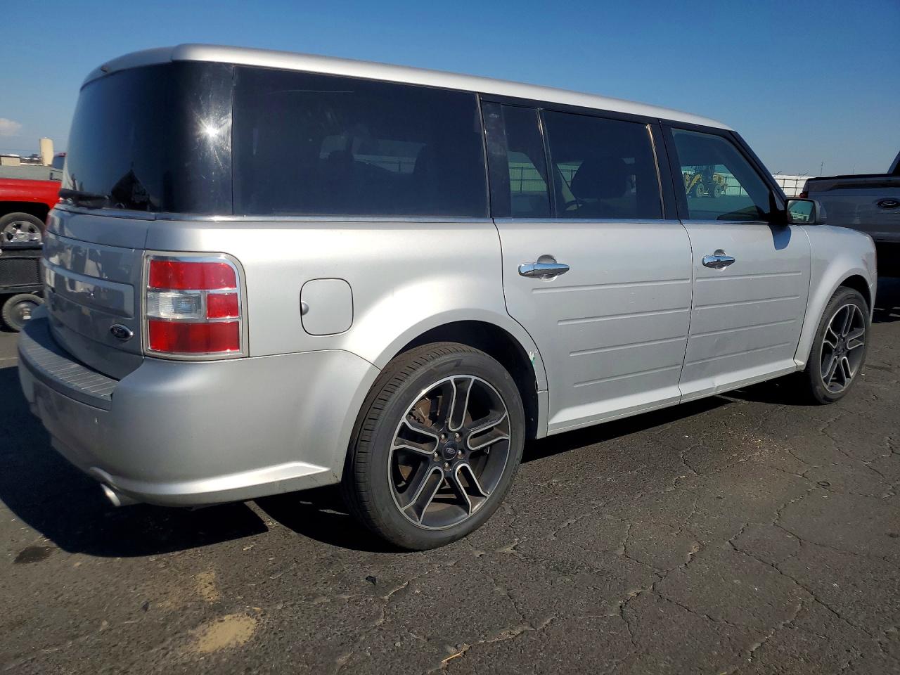 2015 Ford Flex Sel Silver vin: 2FMGK5C84FBA11349