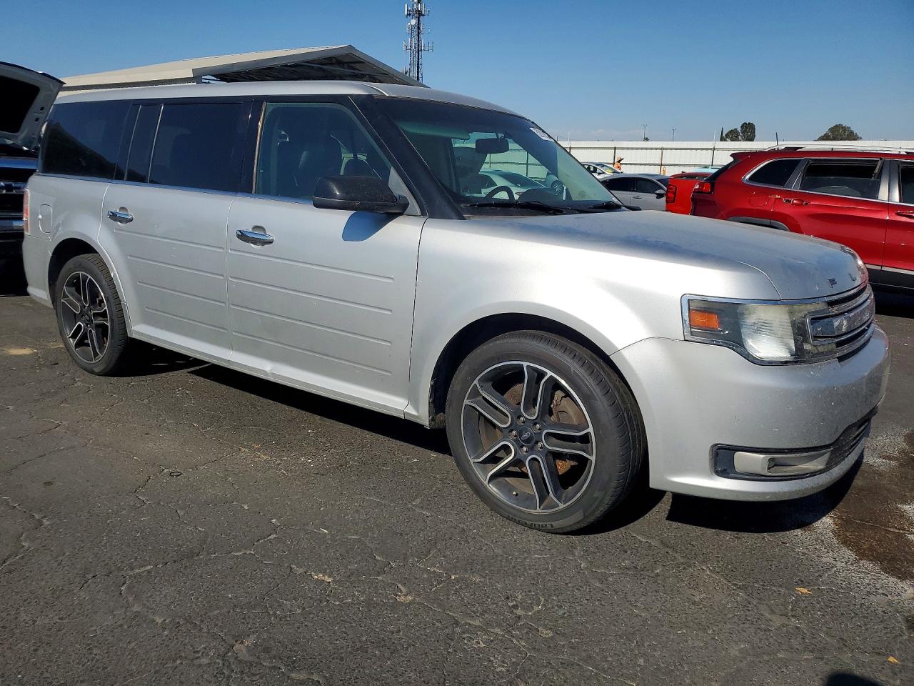 2015 Ford Flex Sel Silver vin: 2FMGK5C84FBA11349