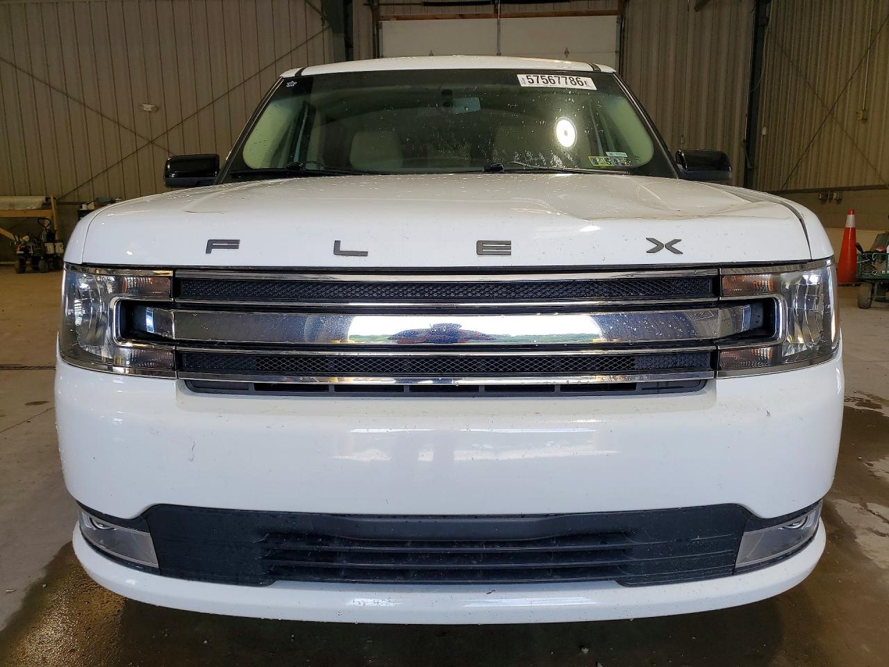 2015 Ford Flex Sel Белый vin: 2FMGK5C84FBA15210