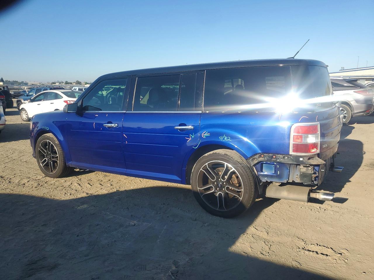 2015 Ford Flex Sel Blue vin: 2FMGK5C84FBA19029
