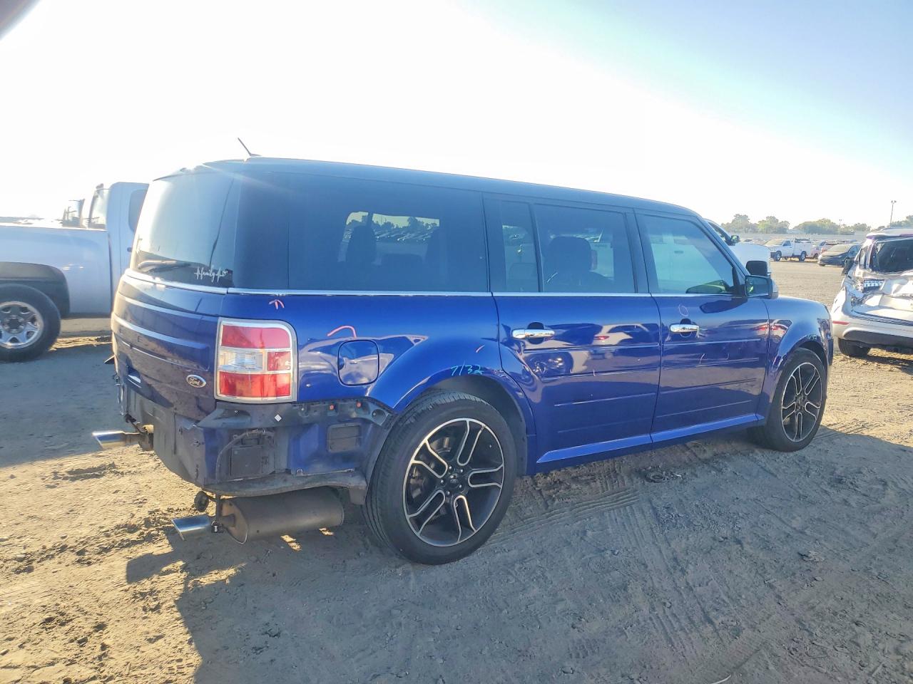 2015 Ford Flex Sel Blue vin: 2FMGK5C84FBA19029