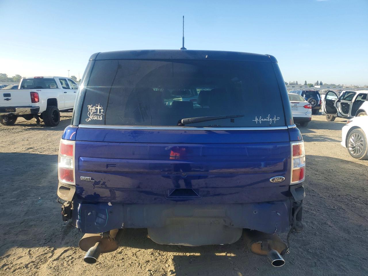 2015 Ford Flex Sel Blue vin: 2FMGK5C84FBA19029