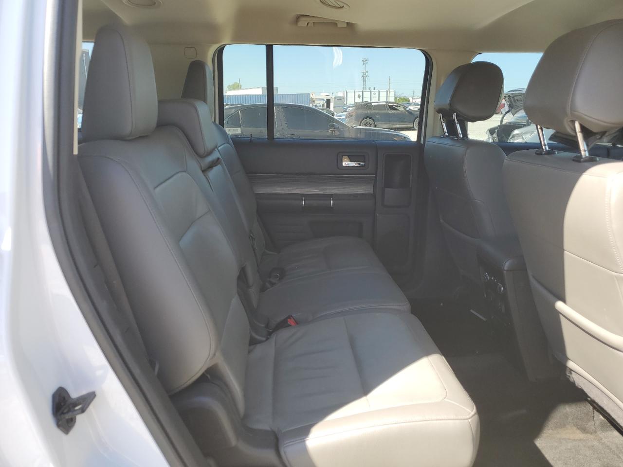 2018 Ford Flex Sel White vin: 2FMGK5C84JBA22408