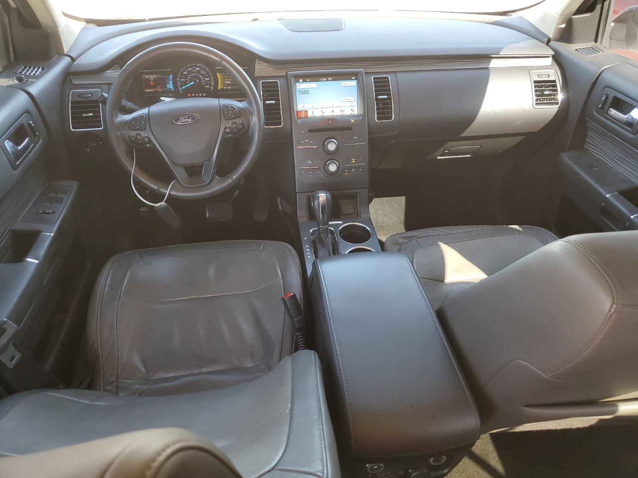 2018 Ford Flex Sel White vin: 2FMGK5C84JBA22408