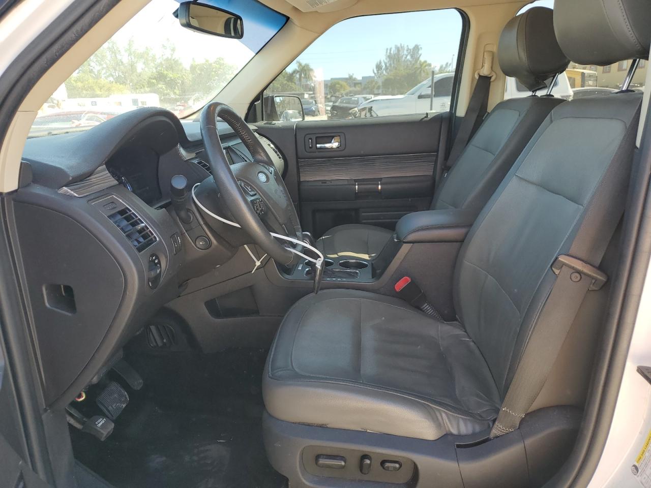 2018 Ford Flex Sel White vin: 2FMGK5C84JBA22408