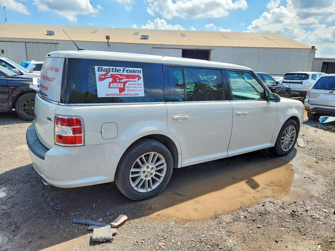2013 Ford Flex Sel White vin: 2FMGK5C85DBD03542