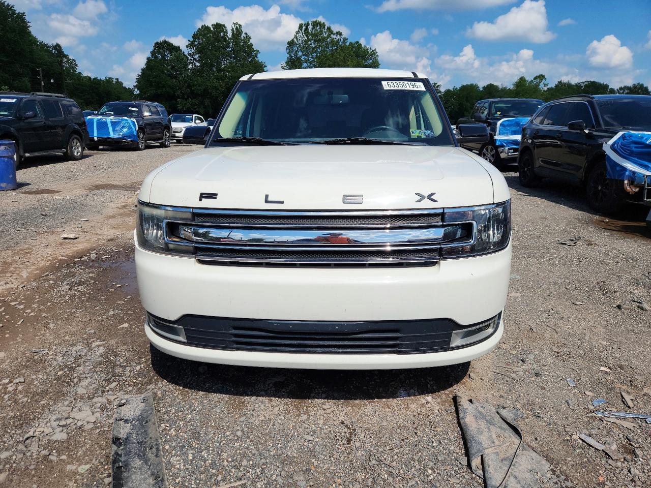2013 Ford Flex Sel White vin: 2FMGK5C85DBD03542