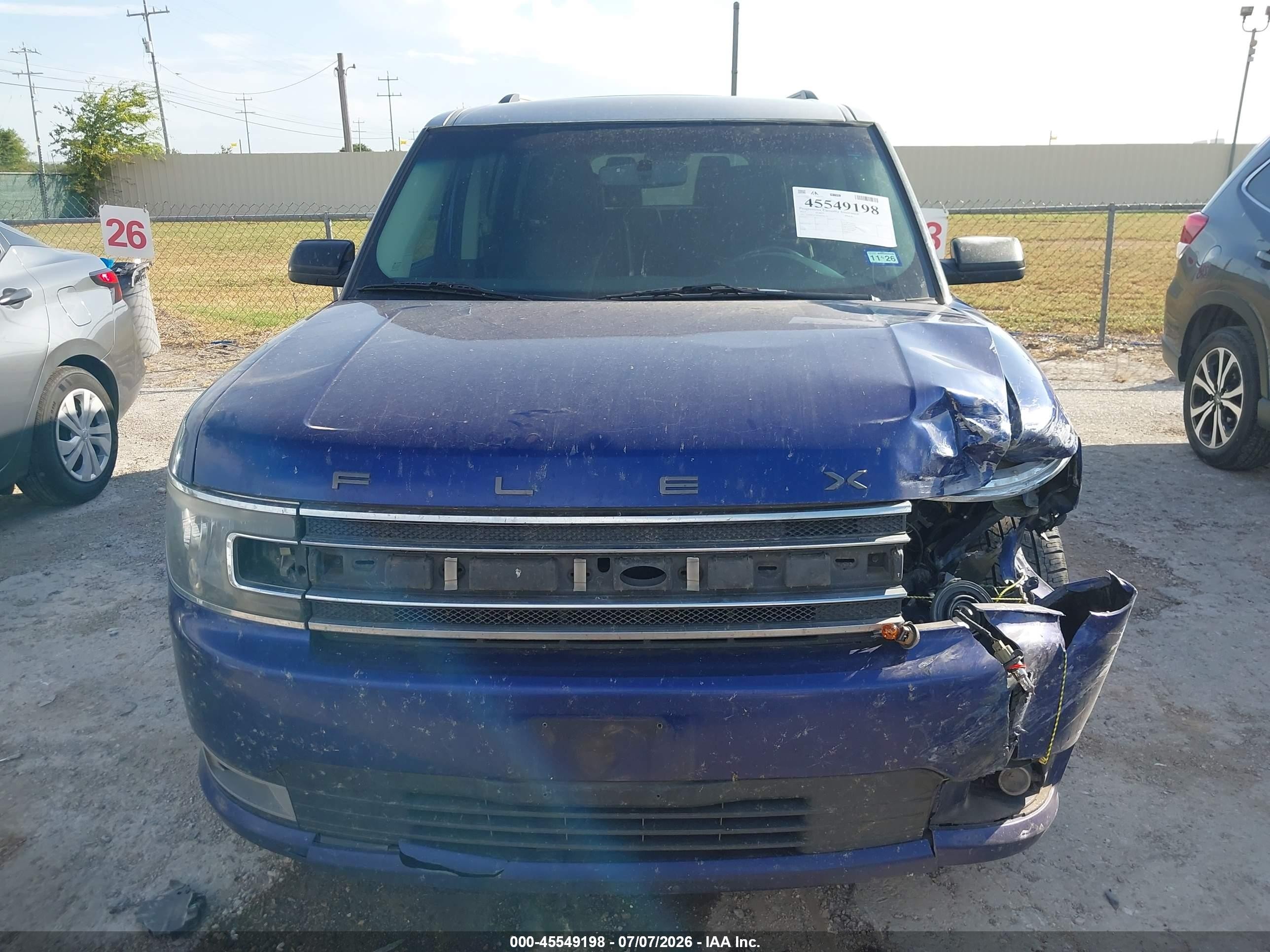 2013 Ford Flex Sel Blue vin: 2FMGK5C85DBD38226