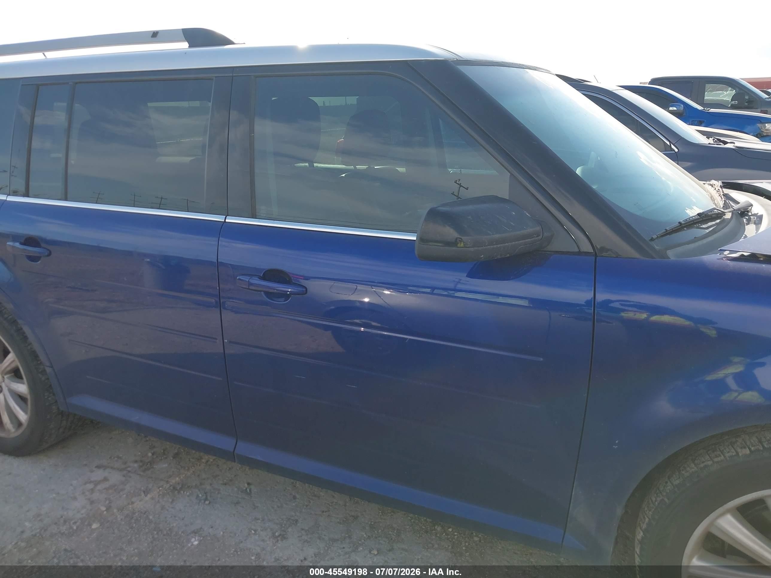 2013 Ford Flex Sel Blue vin: 2FMGK5C85DBD38226