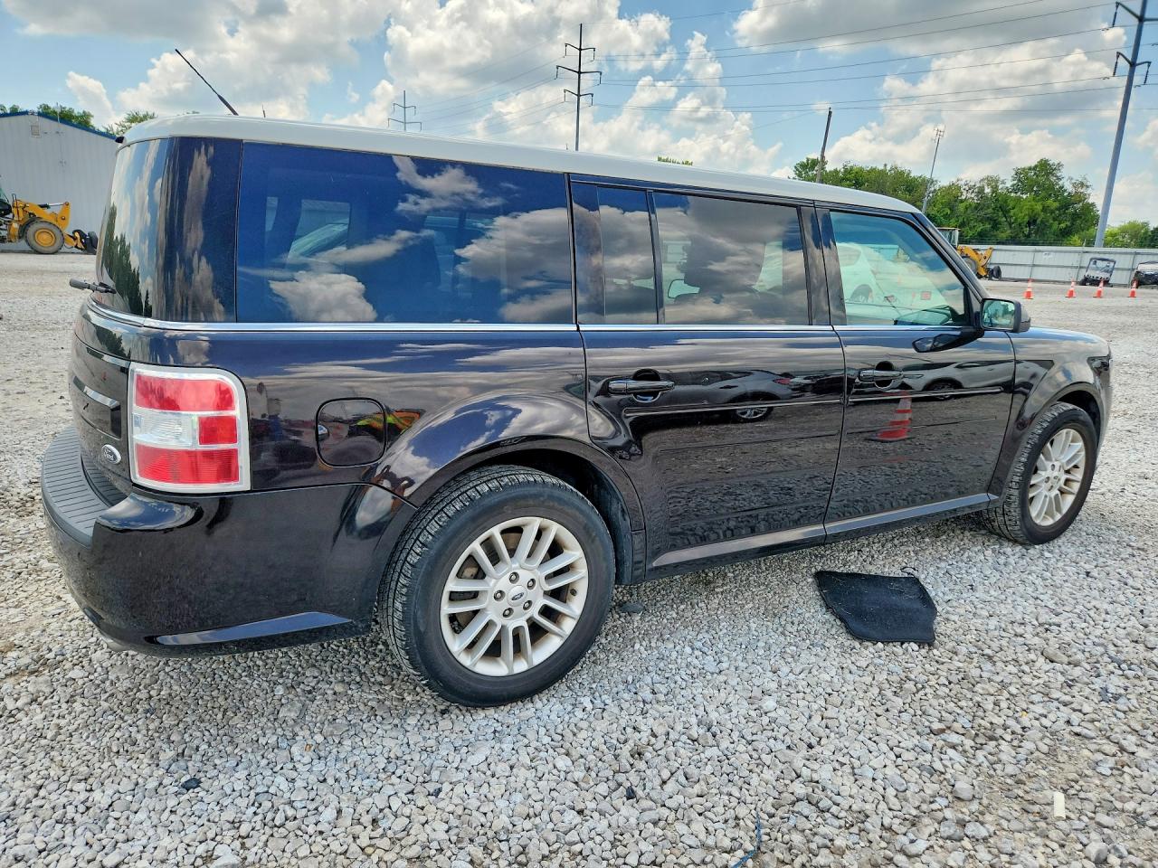 2014 Ford Flex Sel Black vin: 2FMGK5C85EBD13456