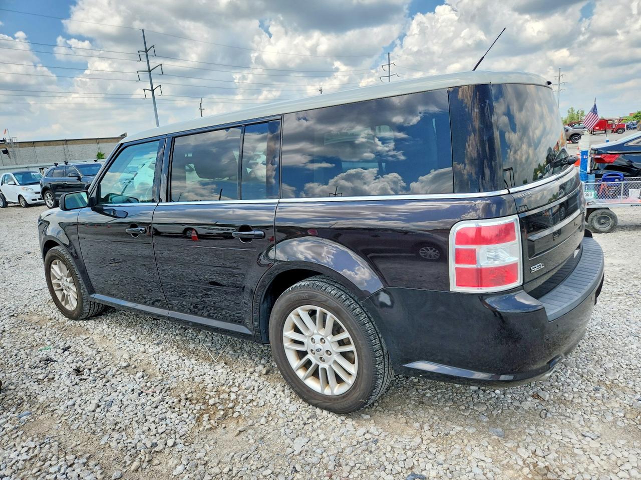 2014 Ford Flex Sel Black vin: 2FMGK5C85EBD13456