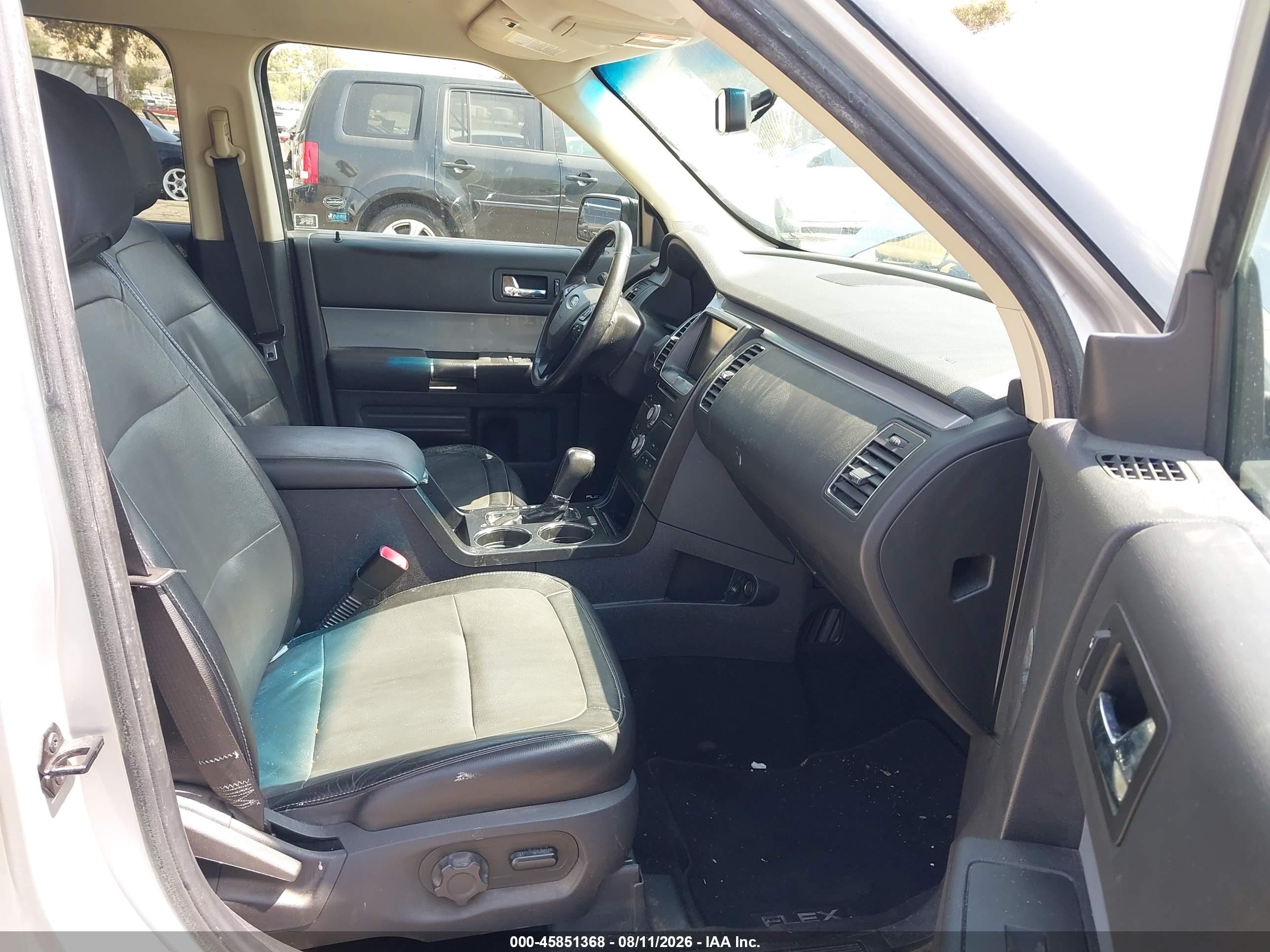 2014 Ford Flex Sel Silver vin: 2FMGK5C85EBD19838