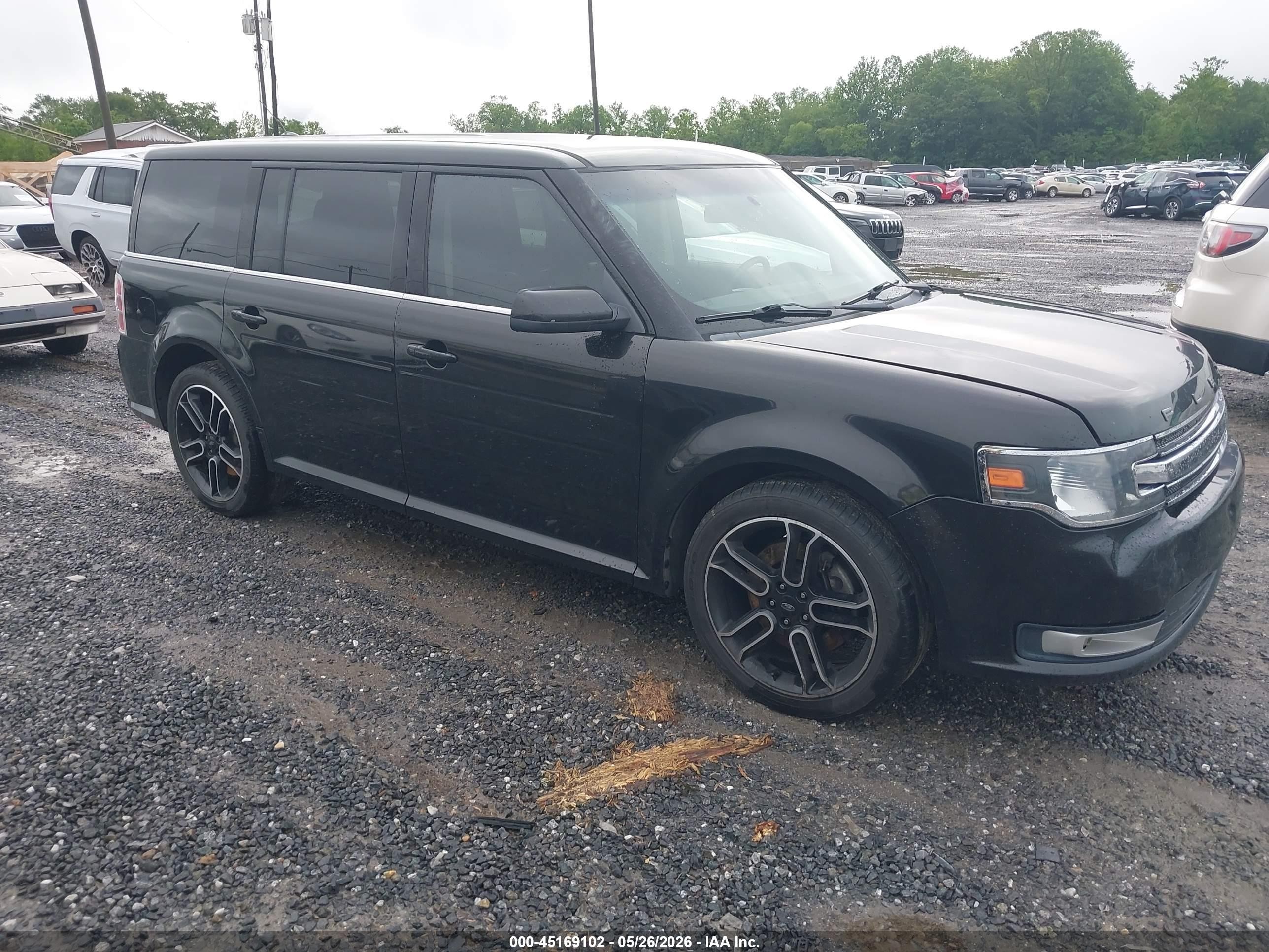 2014 Ford Flex Sel Black vin: 2FMGK5C85EBD24778